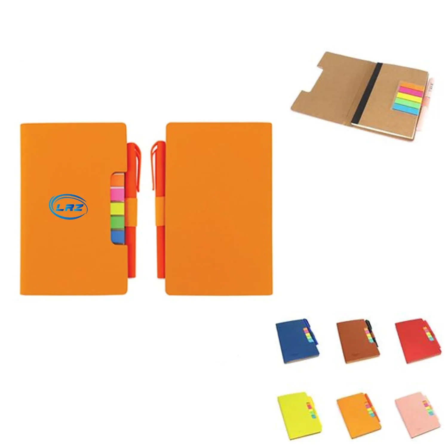 Spiral Notebook Business Notepad with Sticky Notes 2