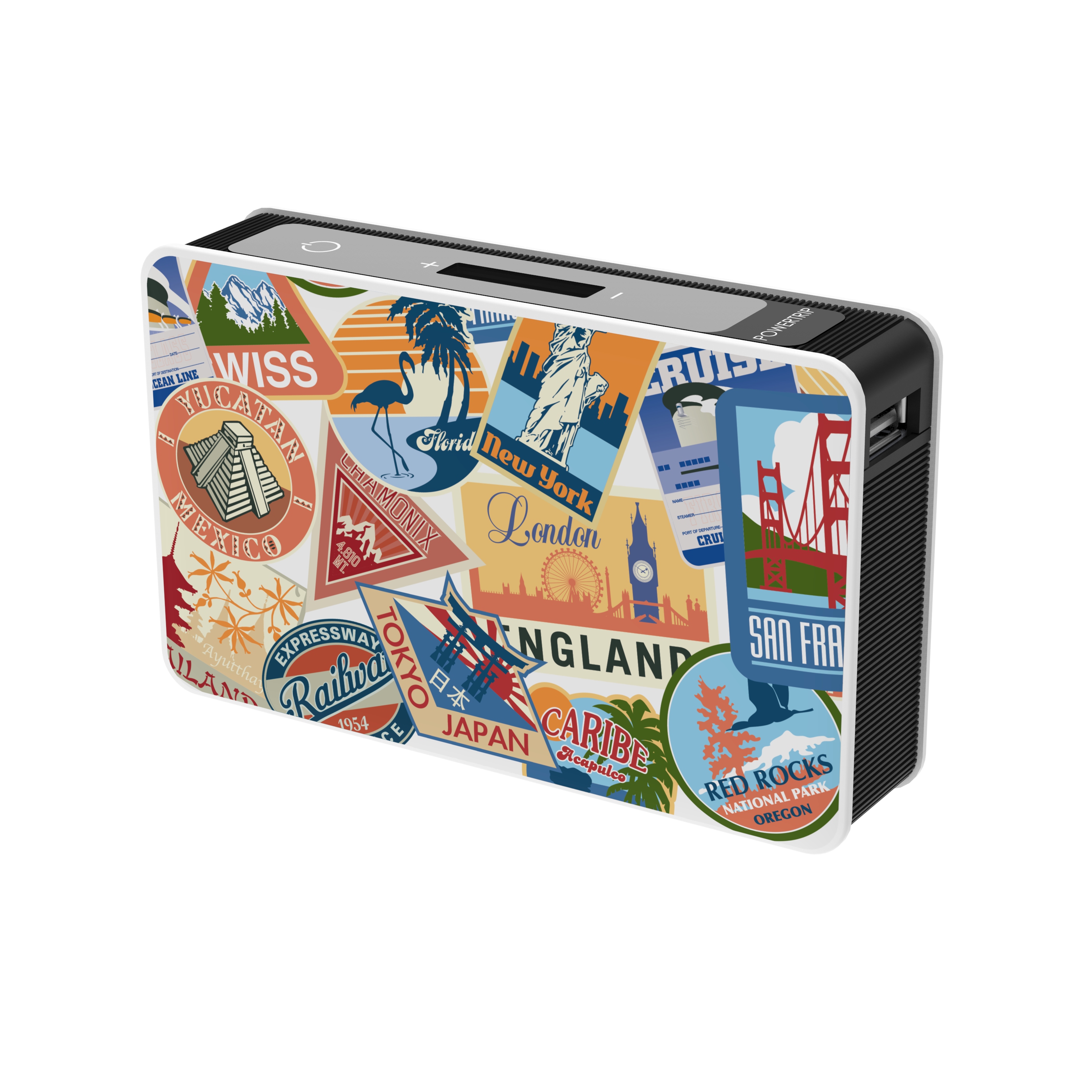 PowerTrip Classic: Portable Charger with Emergency Solar Panel 4