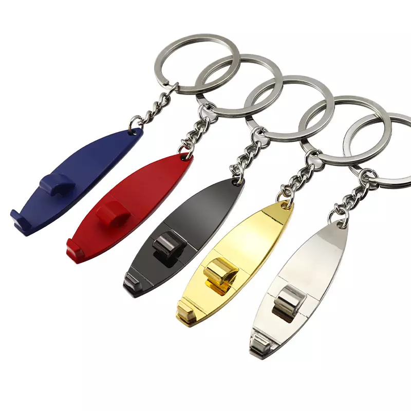 Surfboard Bottle Opener Keychain 1