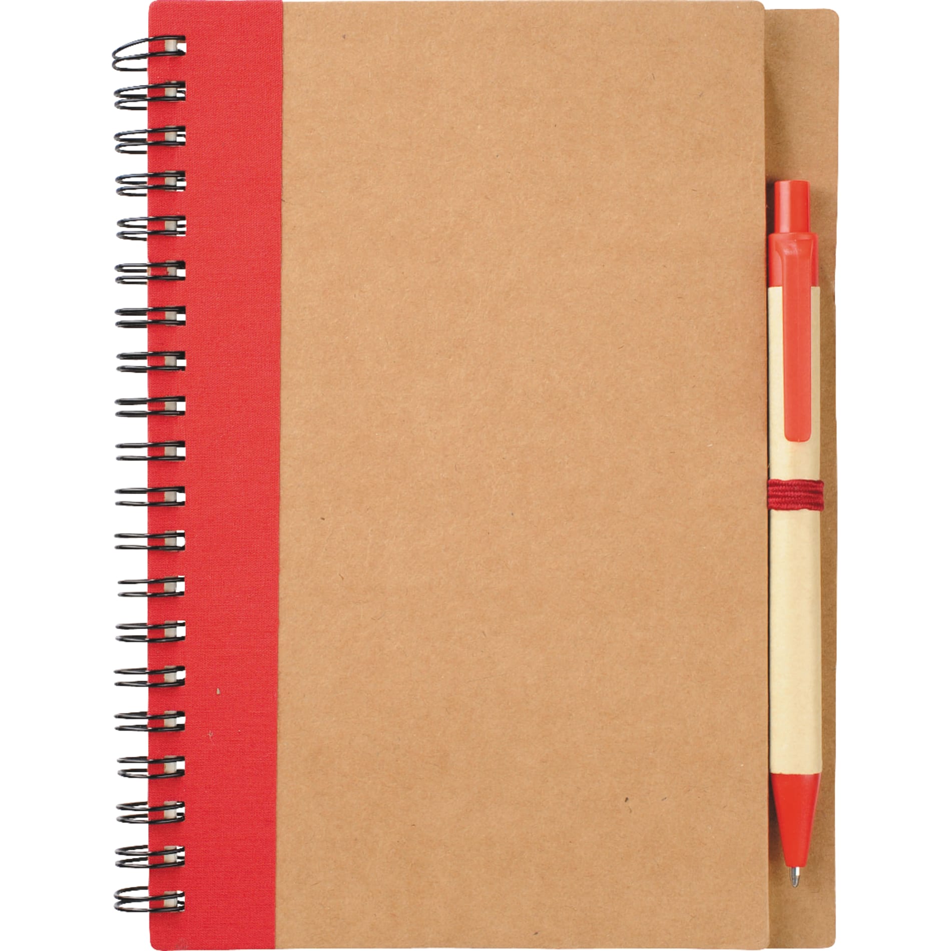 FSC® Mix 5" x 7" Eco Spiral Notebook with Pen 8