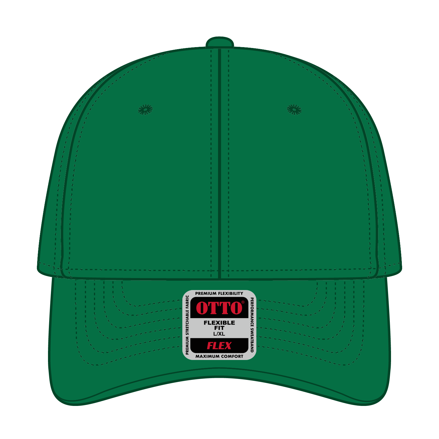 OTTO CAP® OTTO FLEX® Fitted 6 Panel Low Profile Baseball Cap 167