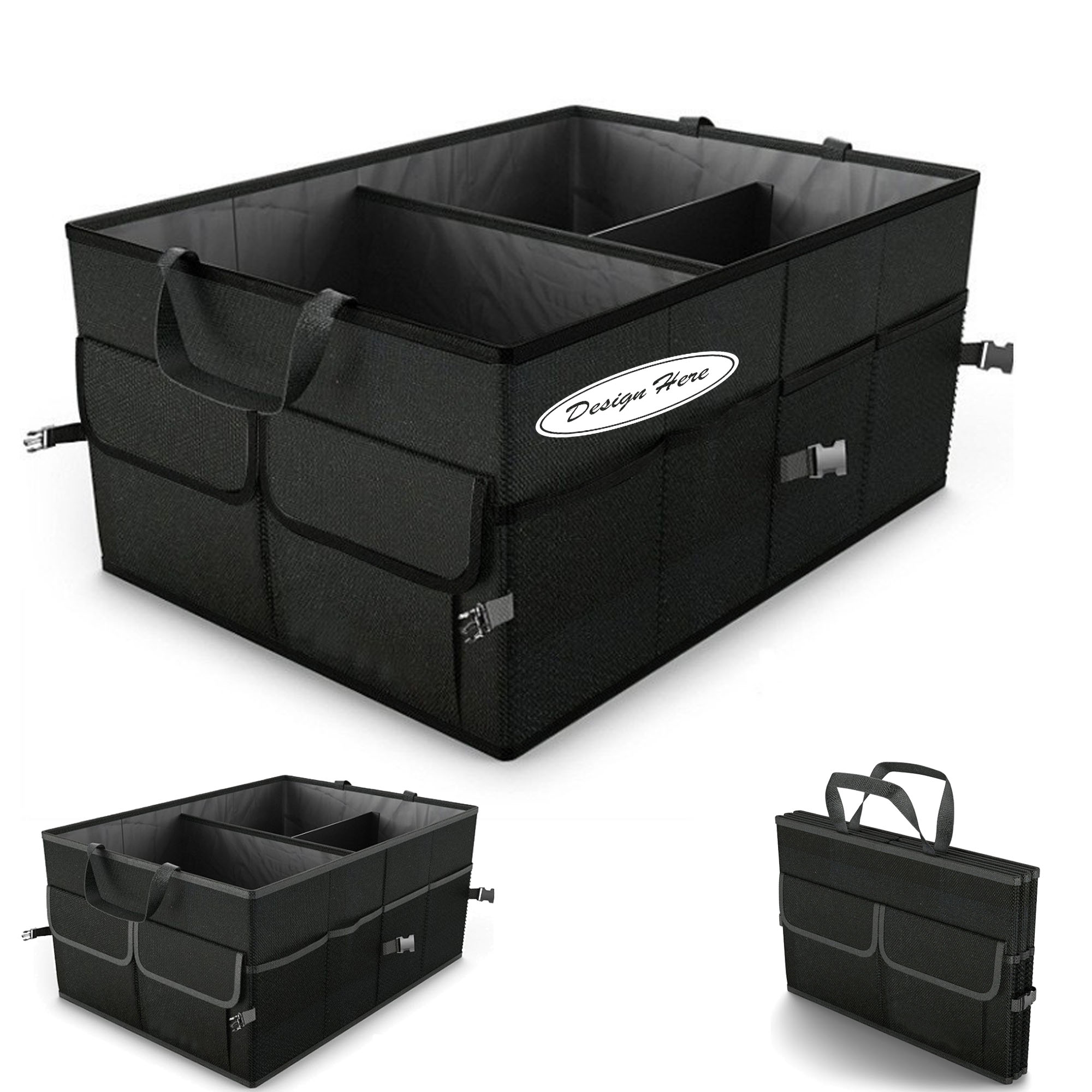Foldable Trunk Organizer with Convenient Strap Handle 3