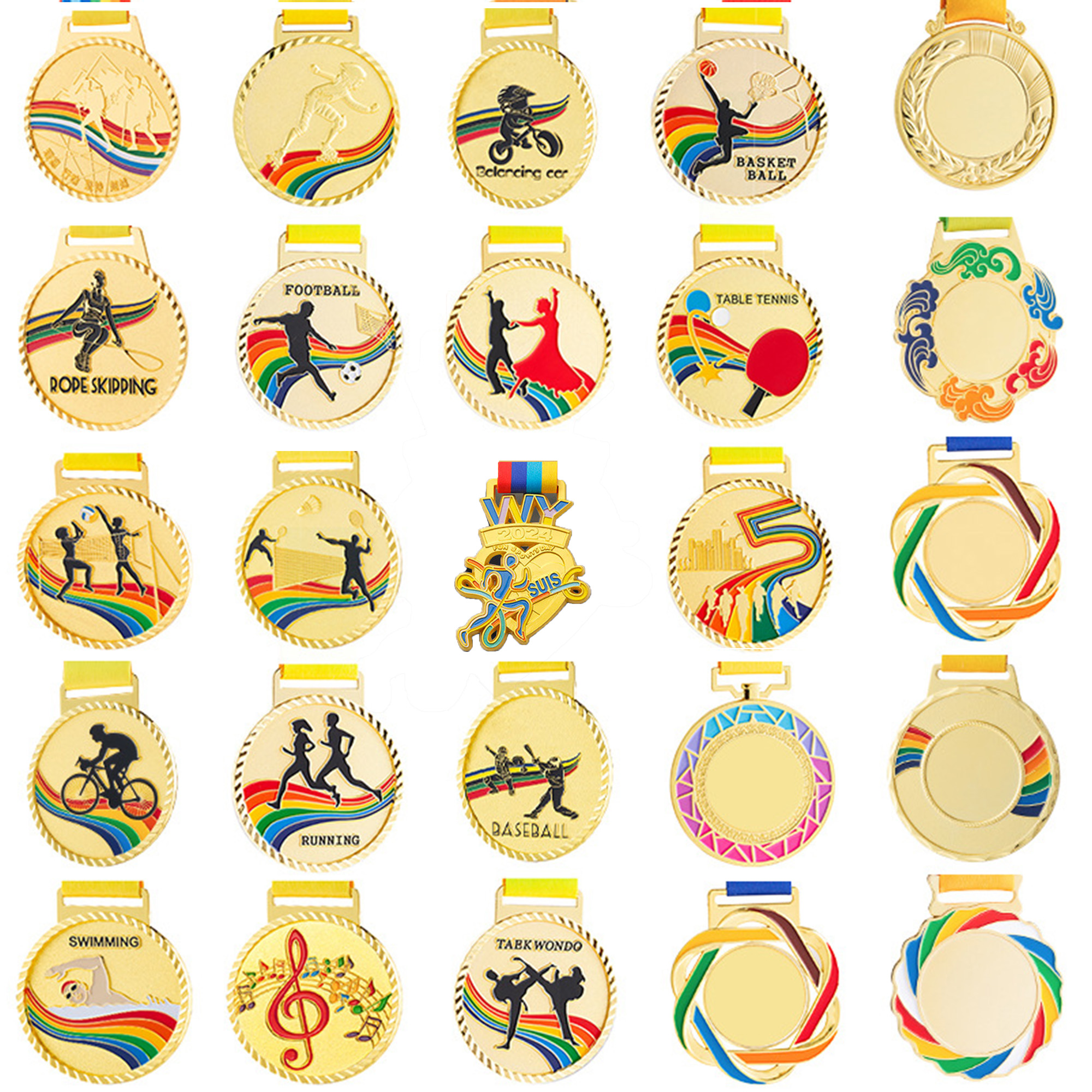 Fully Customizable Multi Specification Sports Medal 2