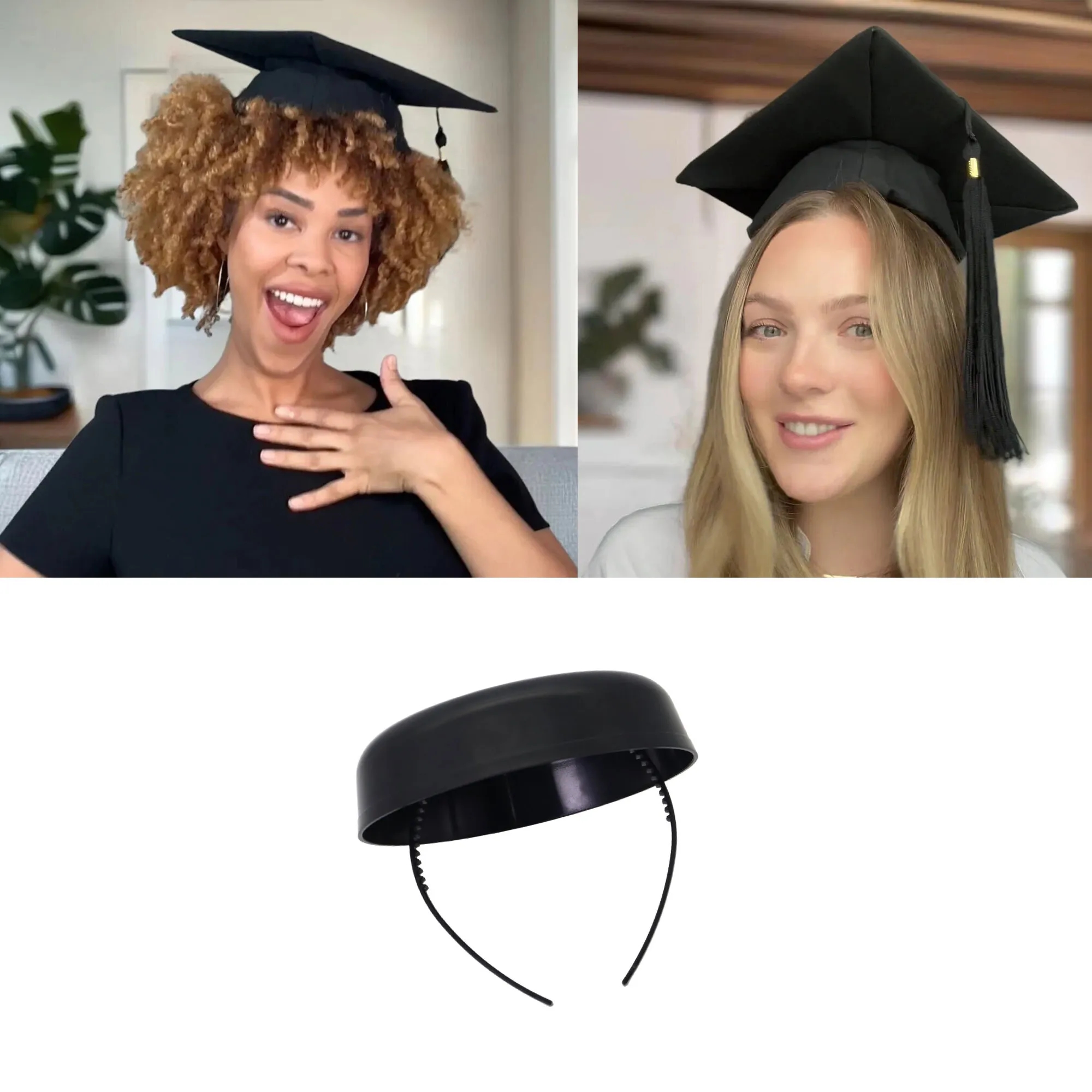 Adjustable Graduation Cap Clip With Non Slip Teeth 2
