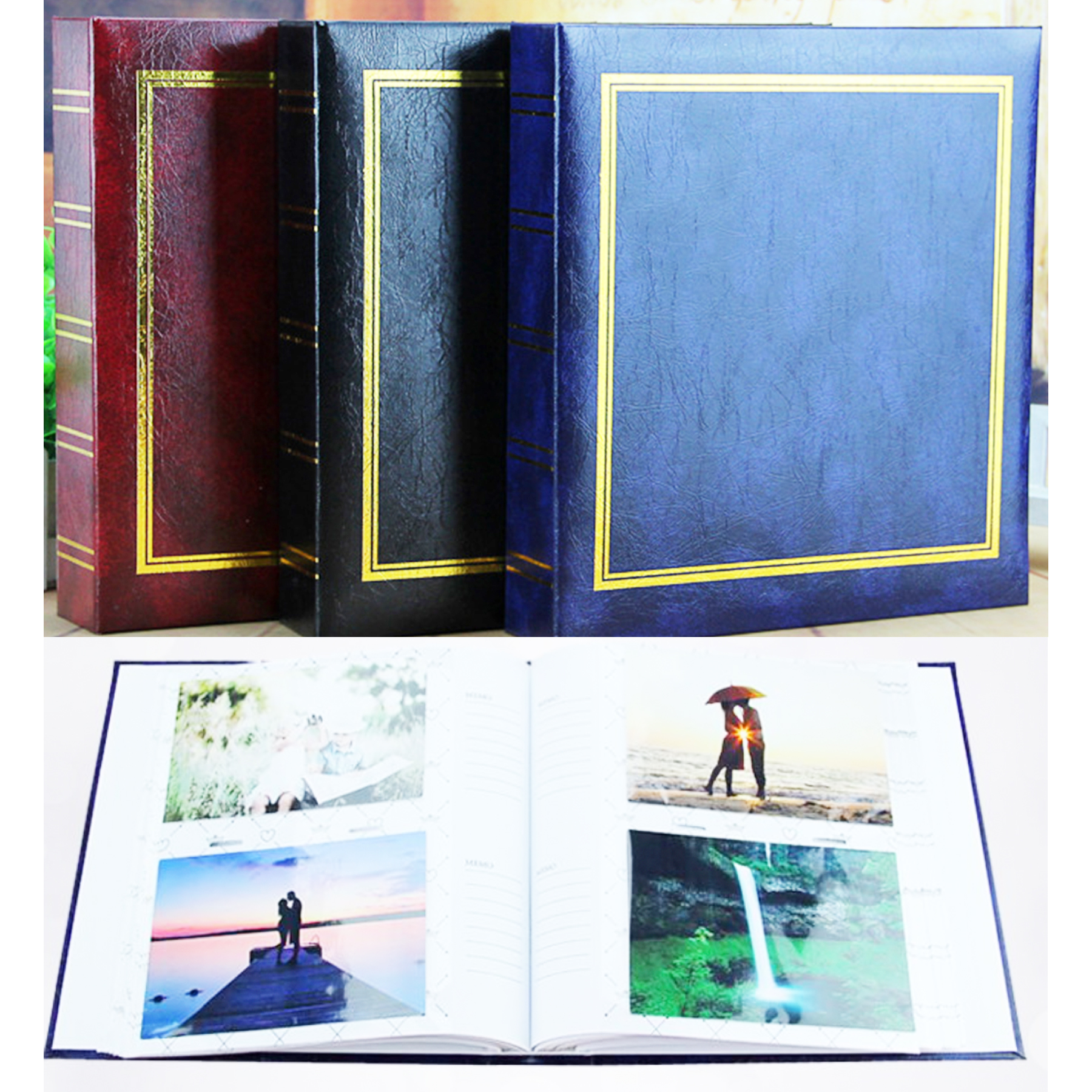 Navy Blue Photo Album