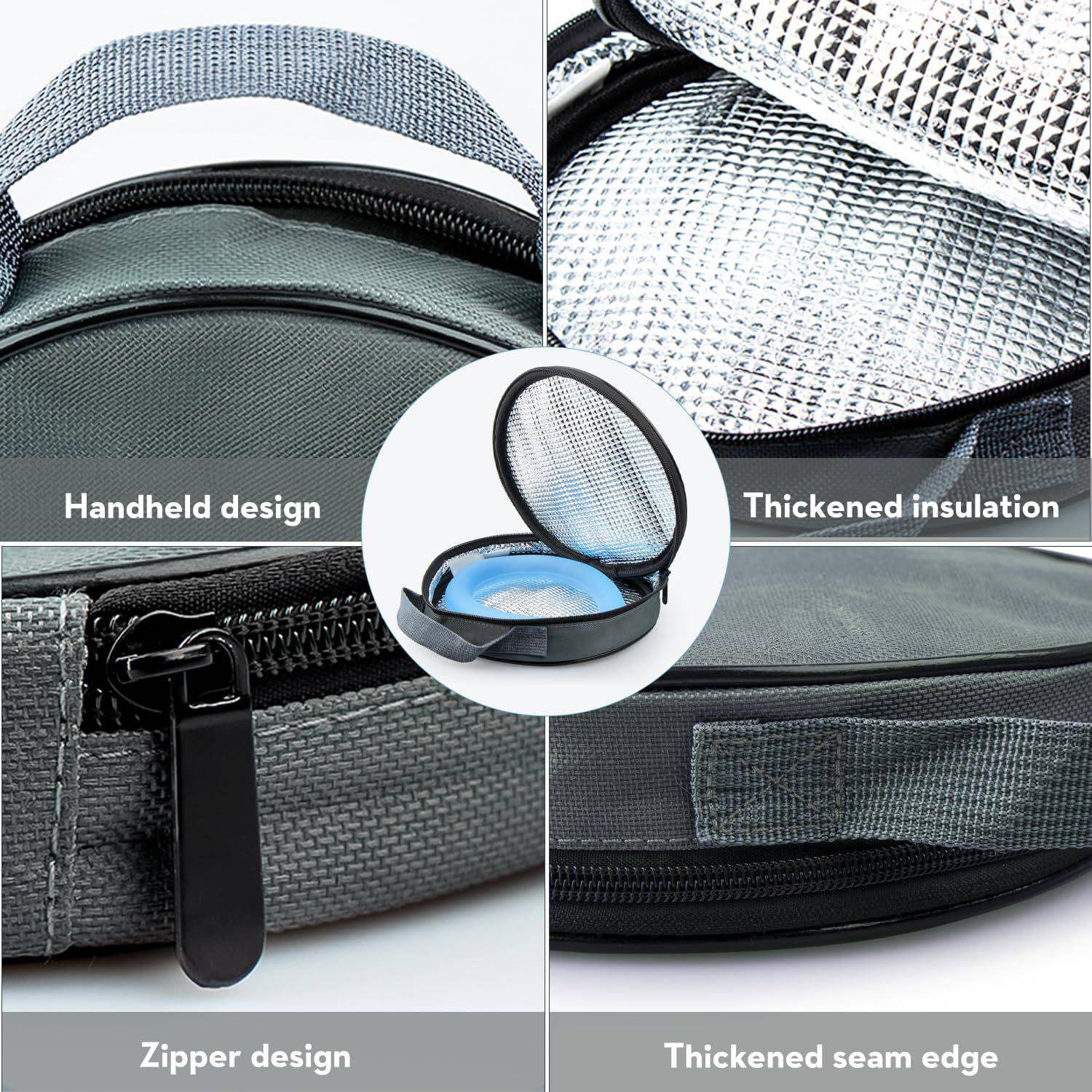 Round Insulated Bag for Outdoor Travel 5