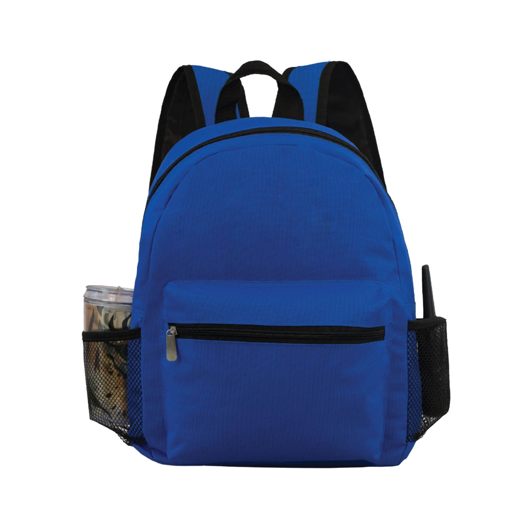 600D Polyester Backpack w/Two Sided Mesh Pocket(Bag, Backpack) 3