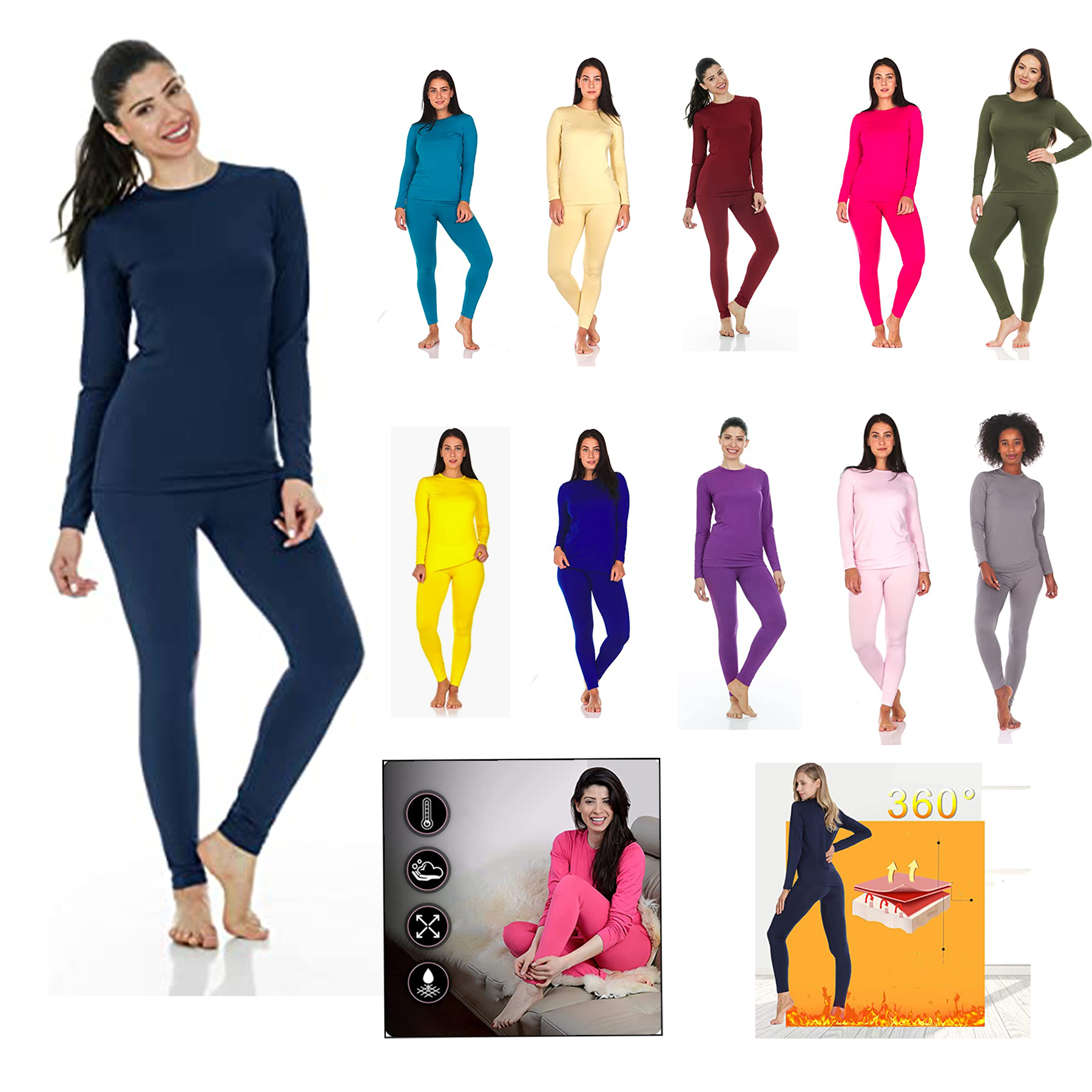 Women's Thermal Underwear Set 2