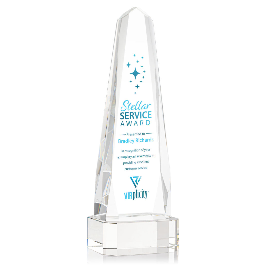 Geneva VividPrint™ Award on Base - Clear 12