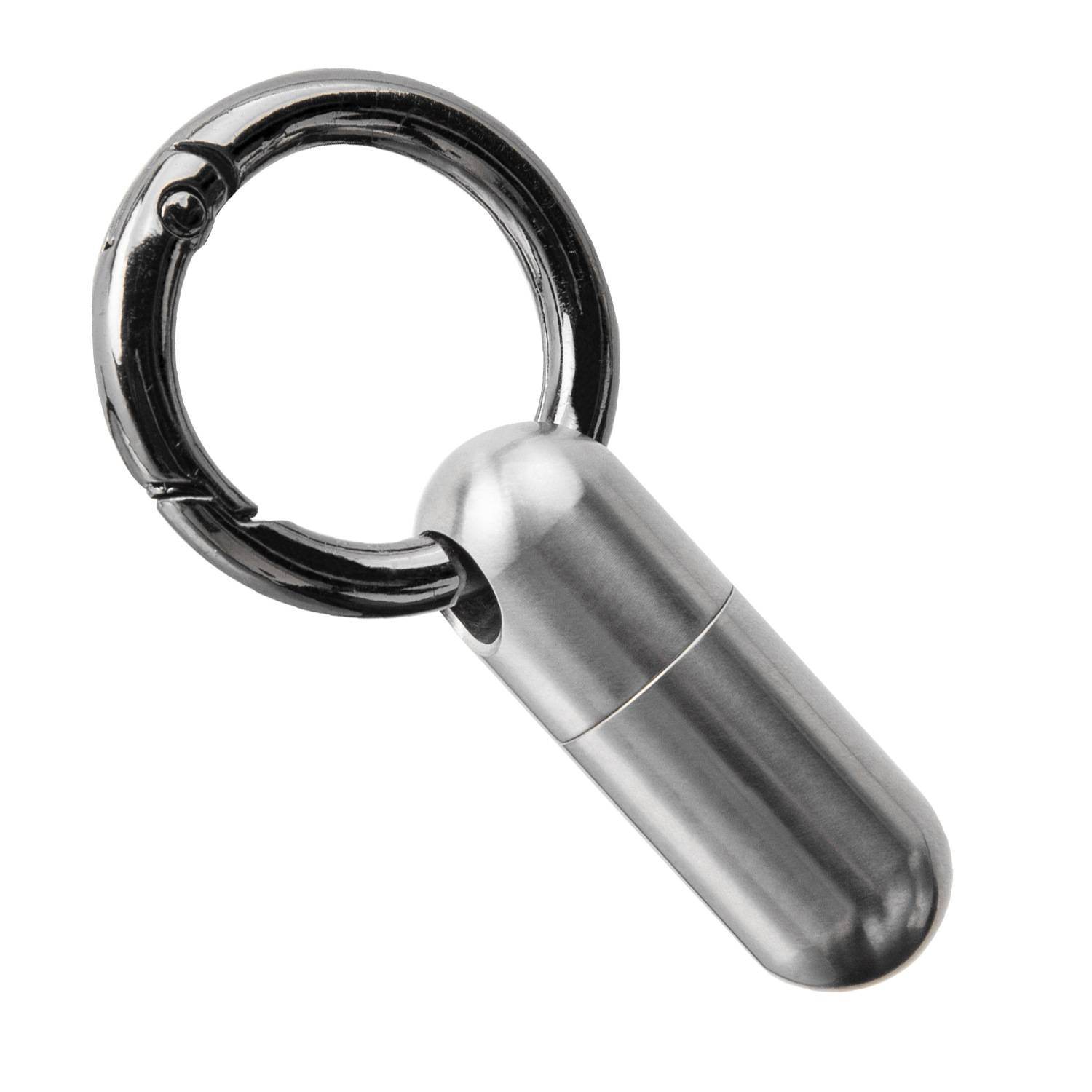 Mini Titanium Alloy Waterproof Pill Holder Keychain 3