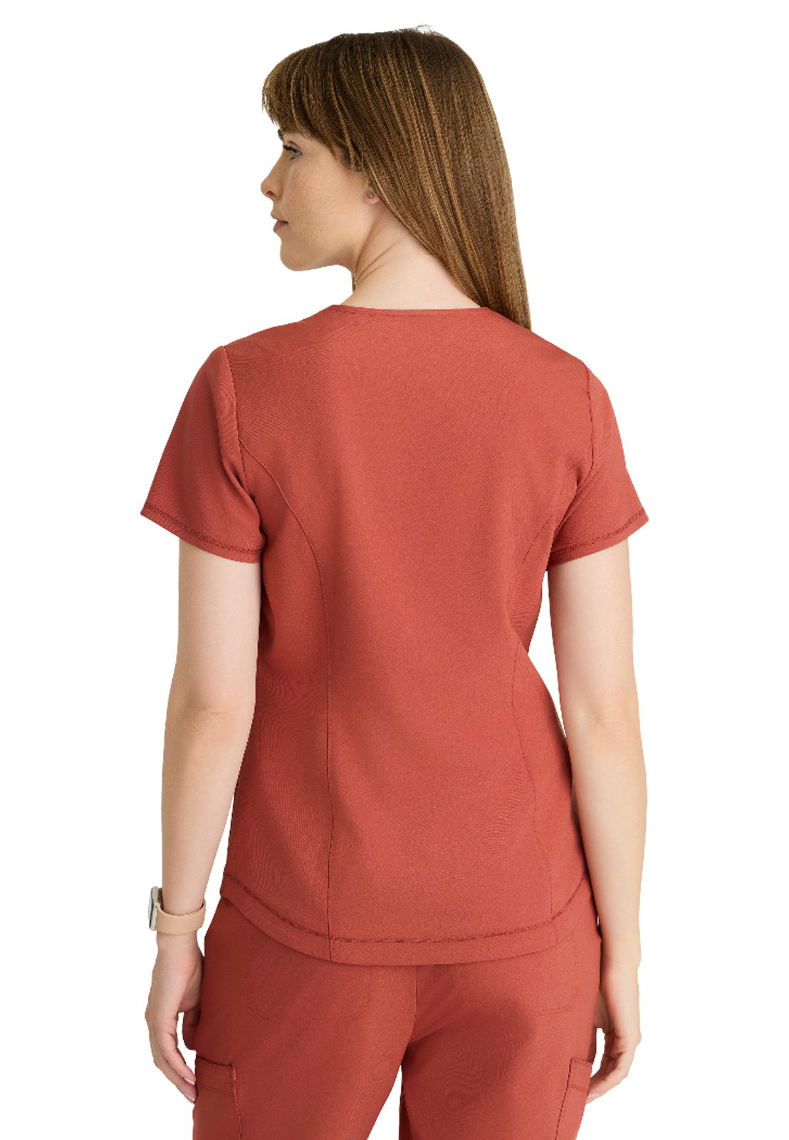 Grey's Anatomy Evolve Stretch - Women's Two-Pocket V-Neck Rhythm Scrub Top 52