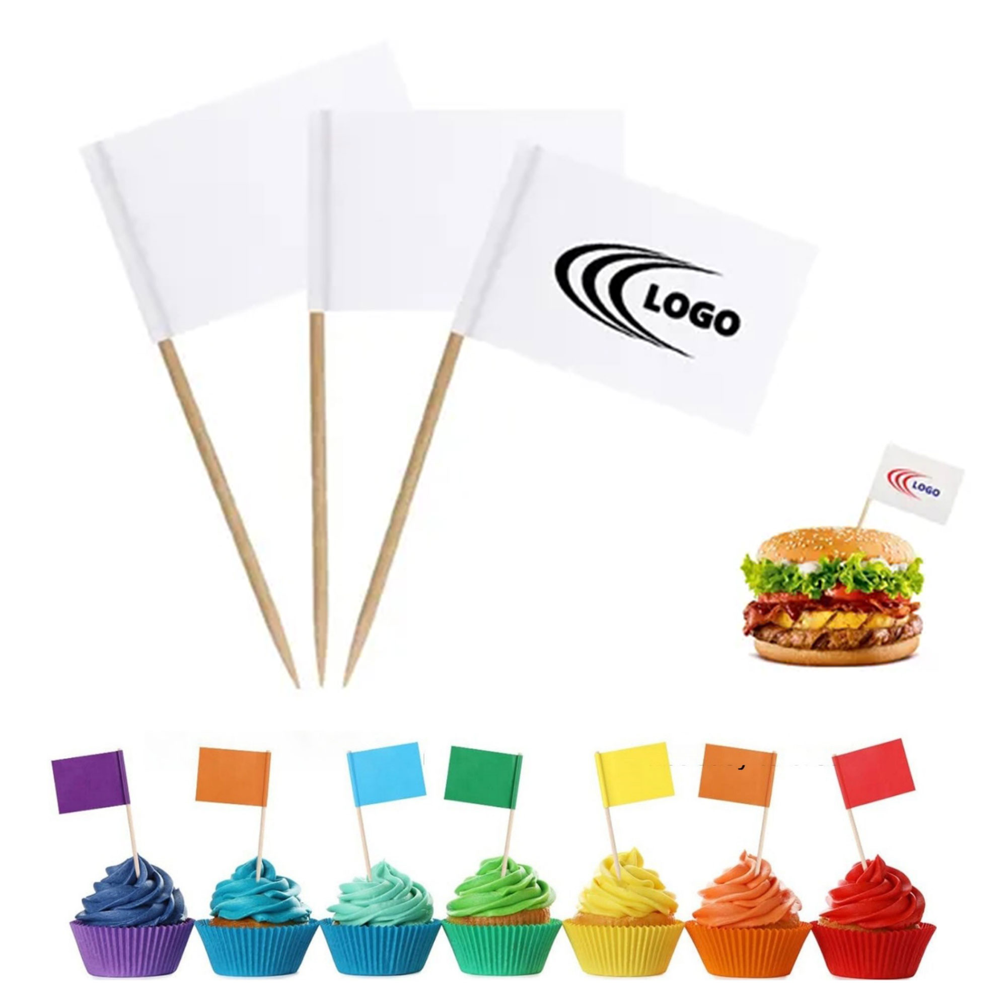 Full Color Custom Toothpick Flag 2