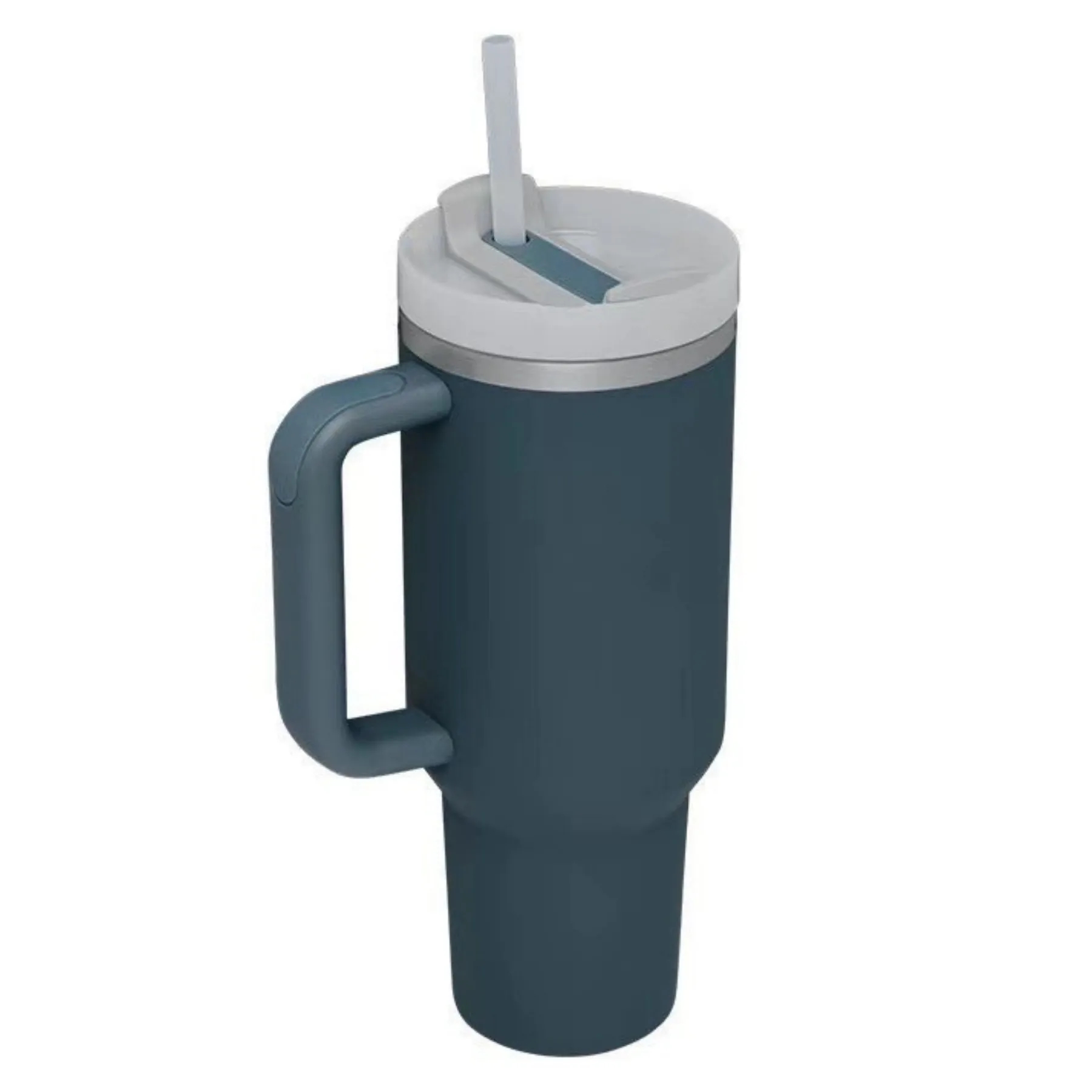 40 Oz Vacuum Tumbler w/ Handle & Straw 15