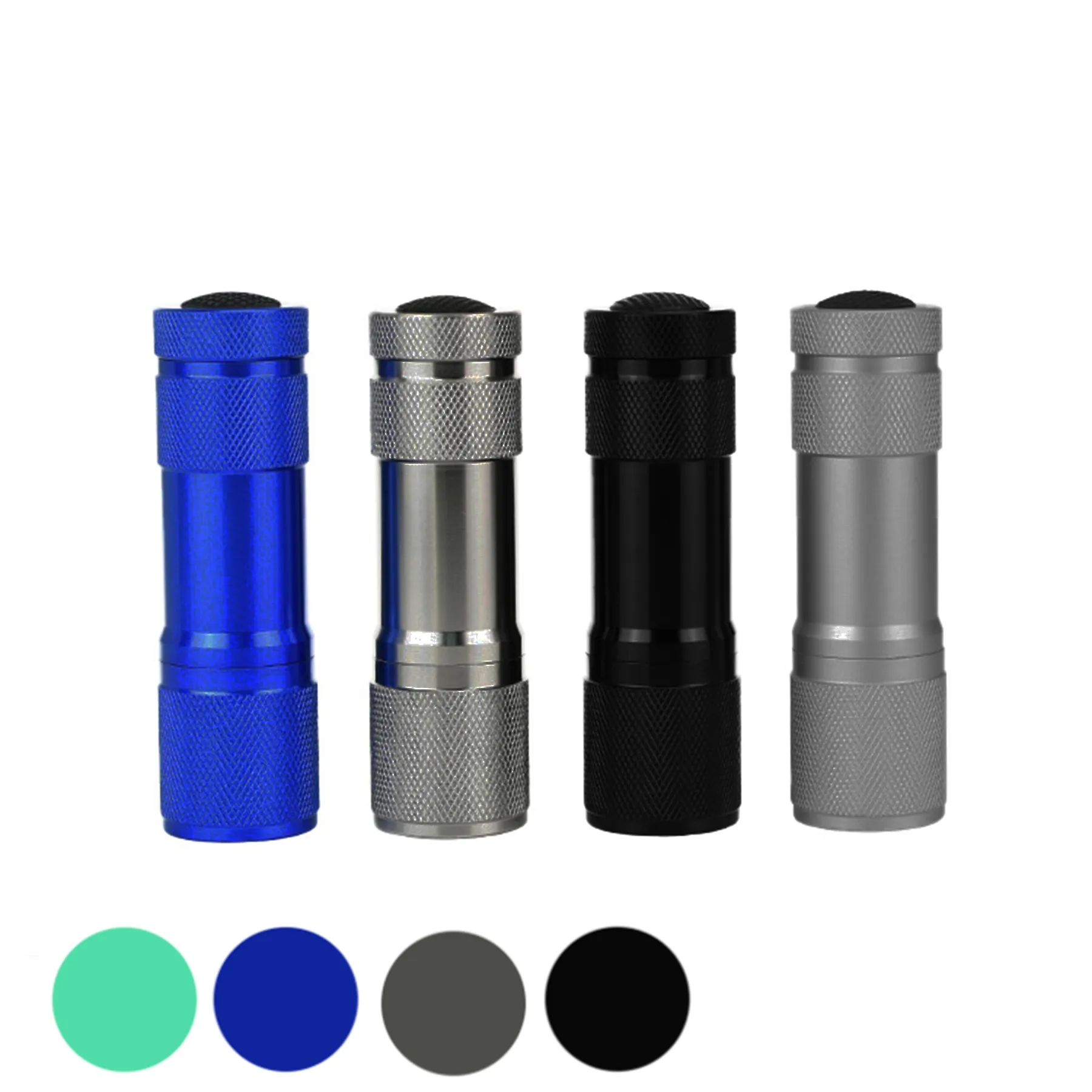 Blue Green Red Light LED Flashlight 2