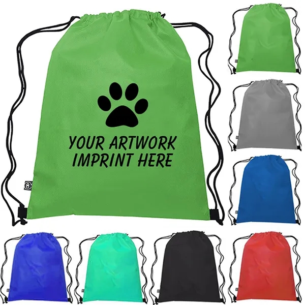 Non-Woven 100% RPET Sports Drawstring Bag 2