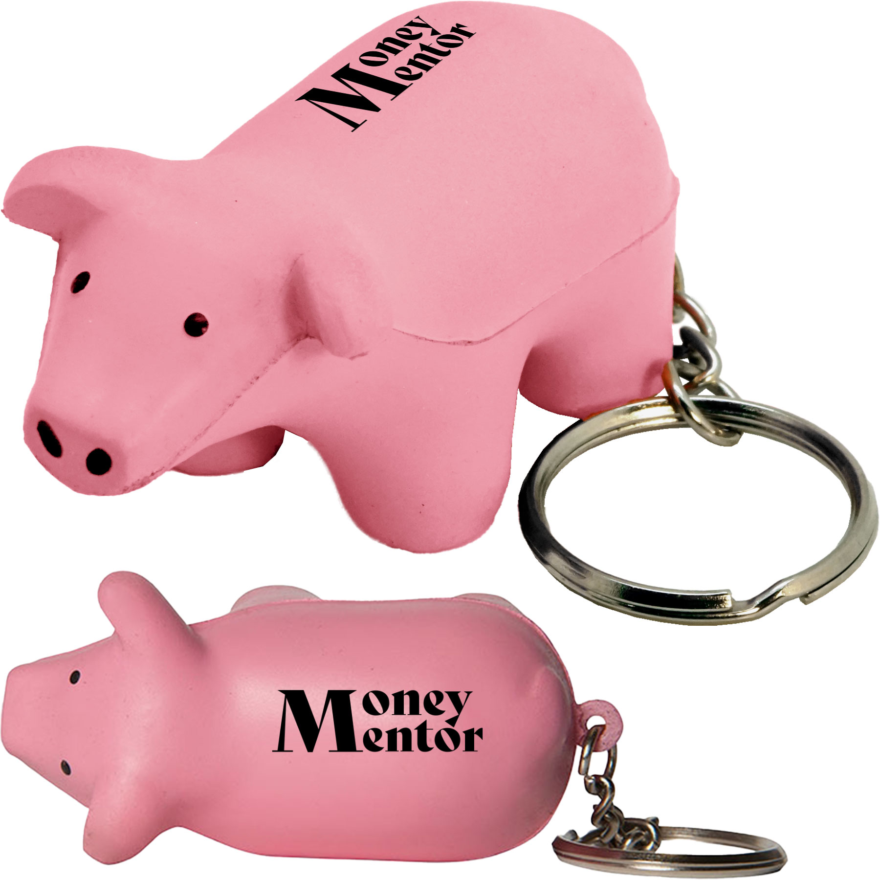 Pig Keyring Stress Reliever 3