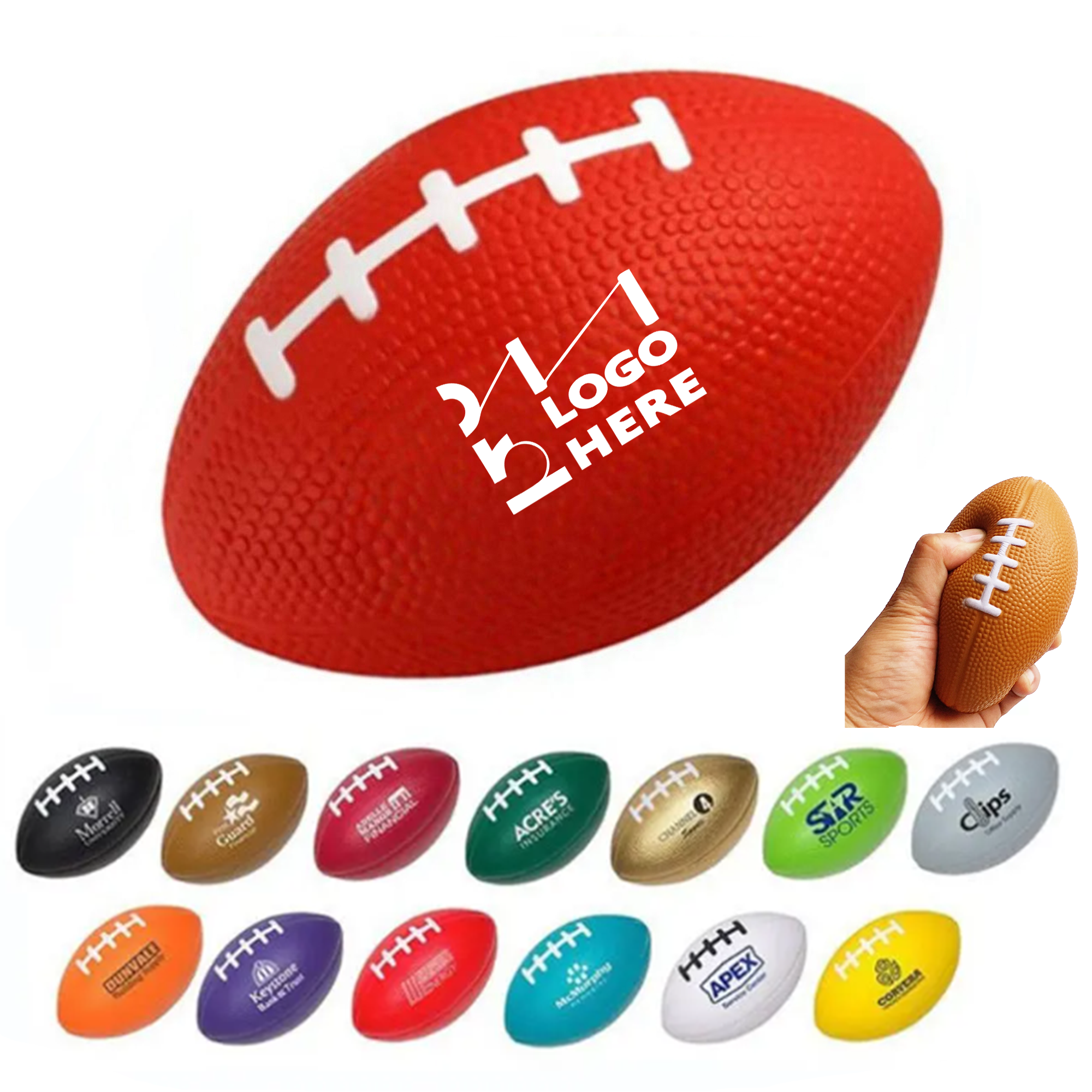 PU Football Stress Ball 1