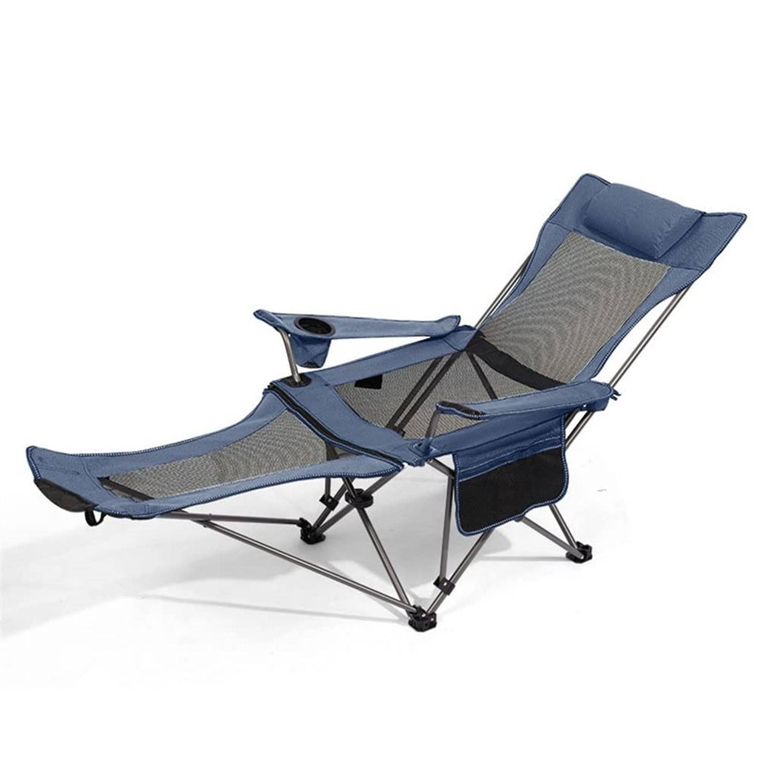 Foldable Camping Chair W/ Footrest 27