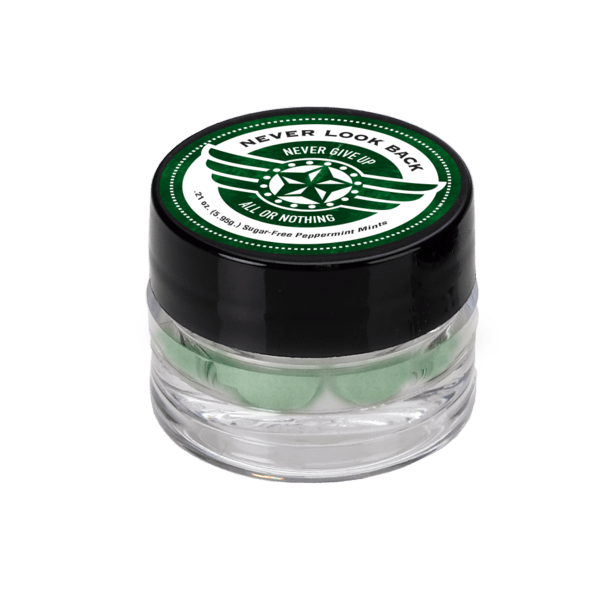 1" x 1 1/2" Single Jar Cap with Mints 6