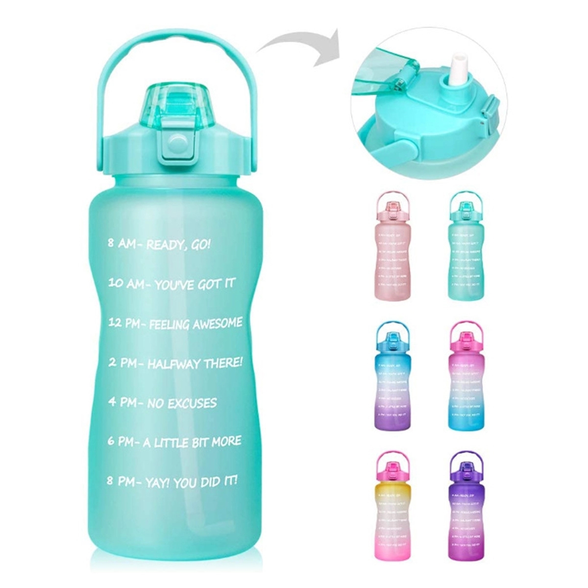 Water Bottle With Time Marker 2