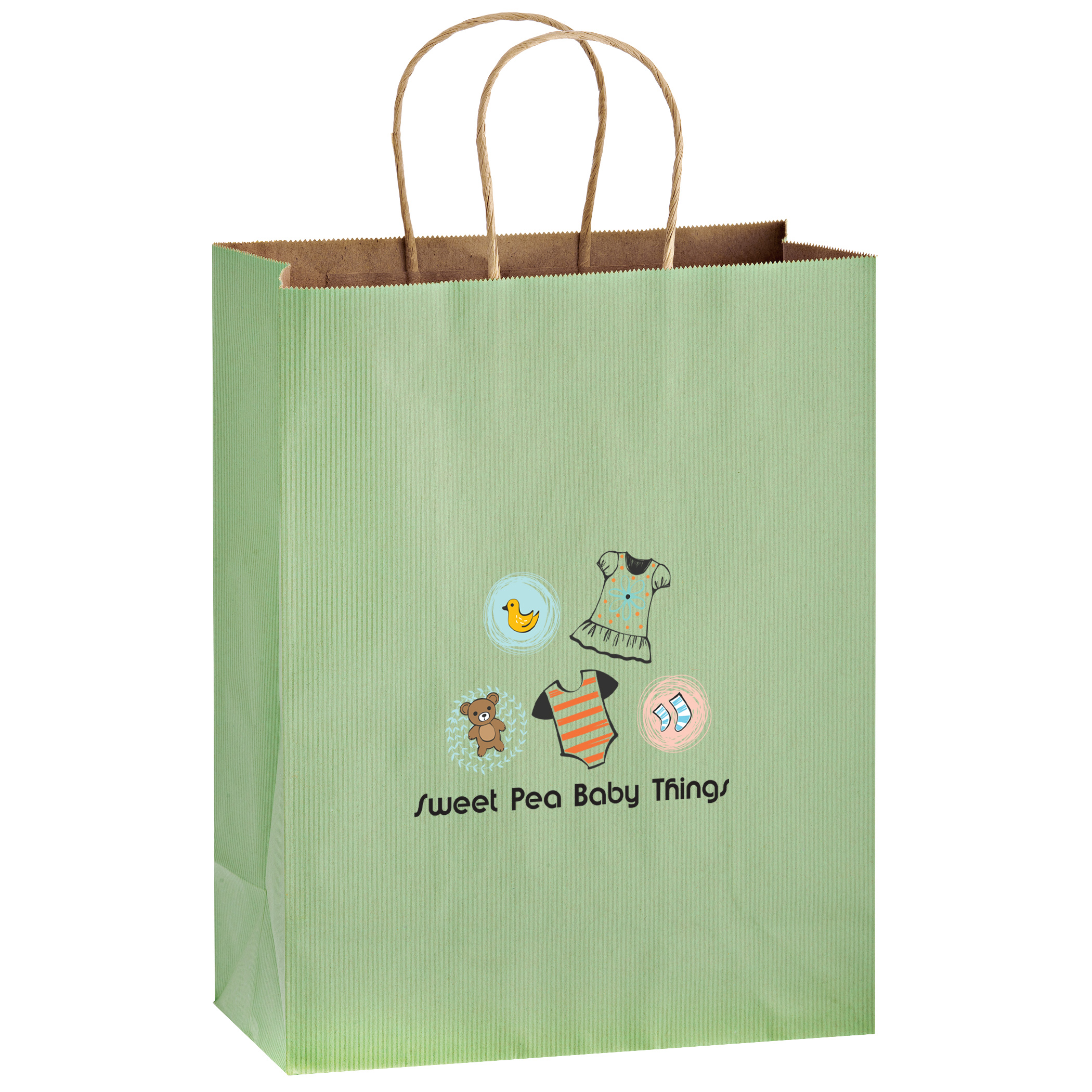 Matte Color Paper Shopper with Twisted Paper Handles 22