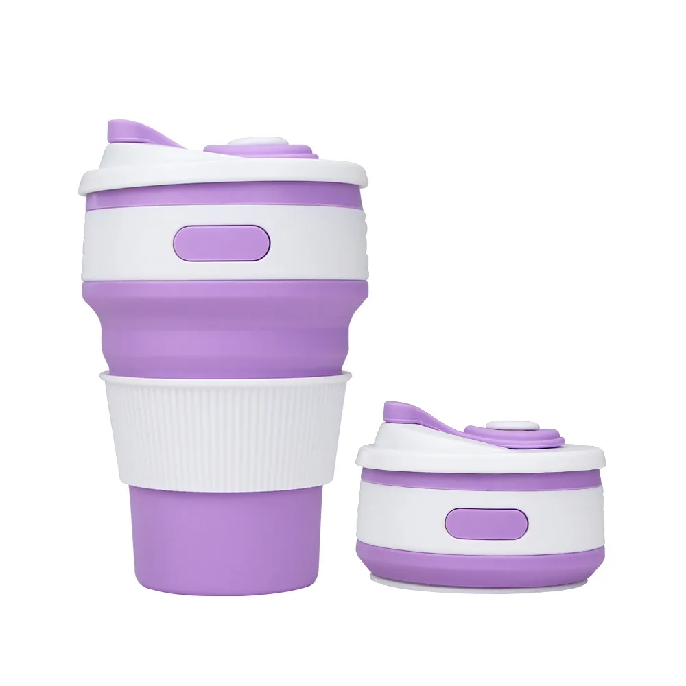 Customized silicone foldable water cup 5