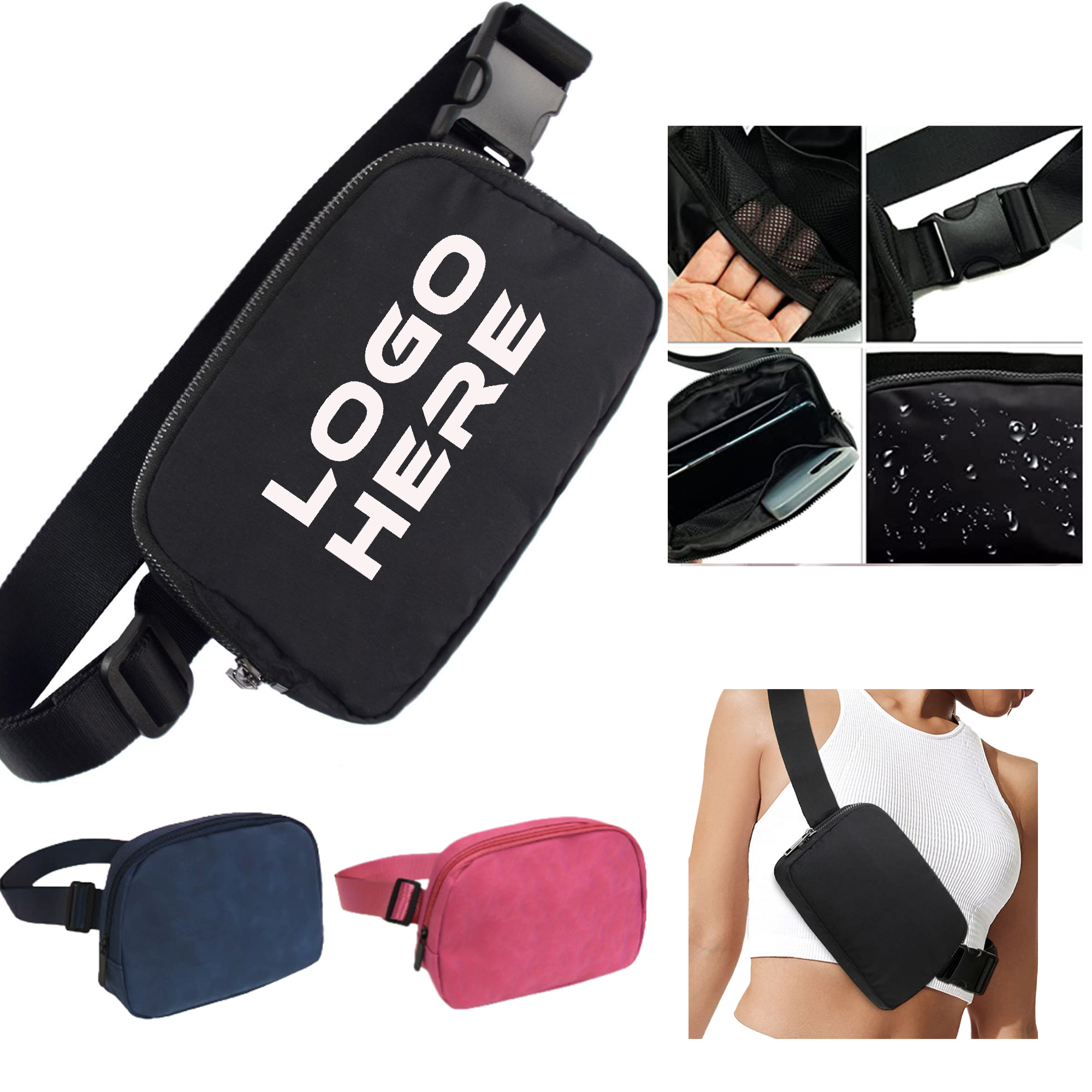 Waterproof Belt Bag Fanny Pack 2