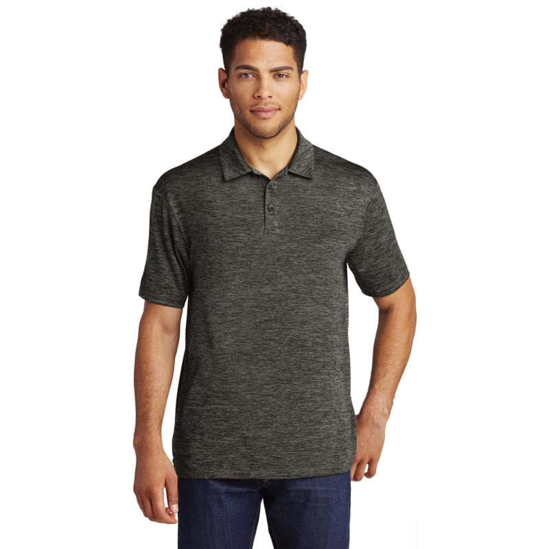 Sport-Tek PosiCharge Electric Heather Polo. 9