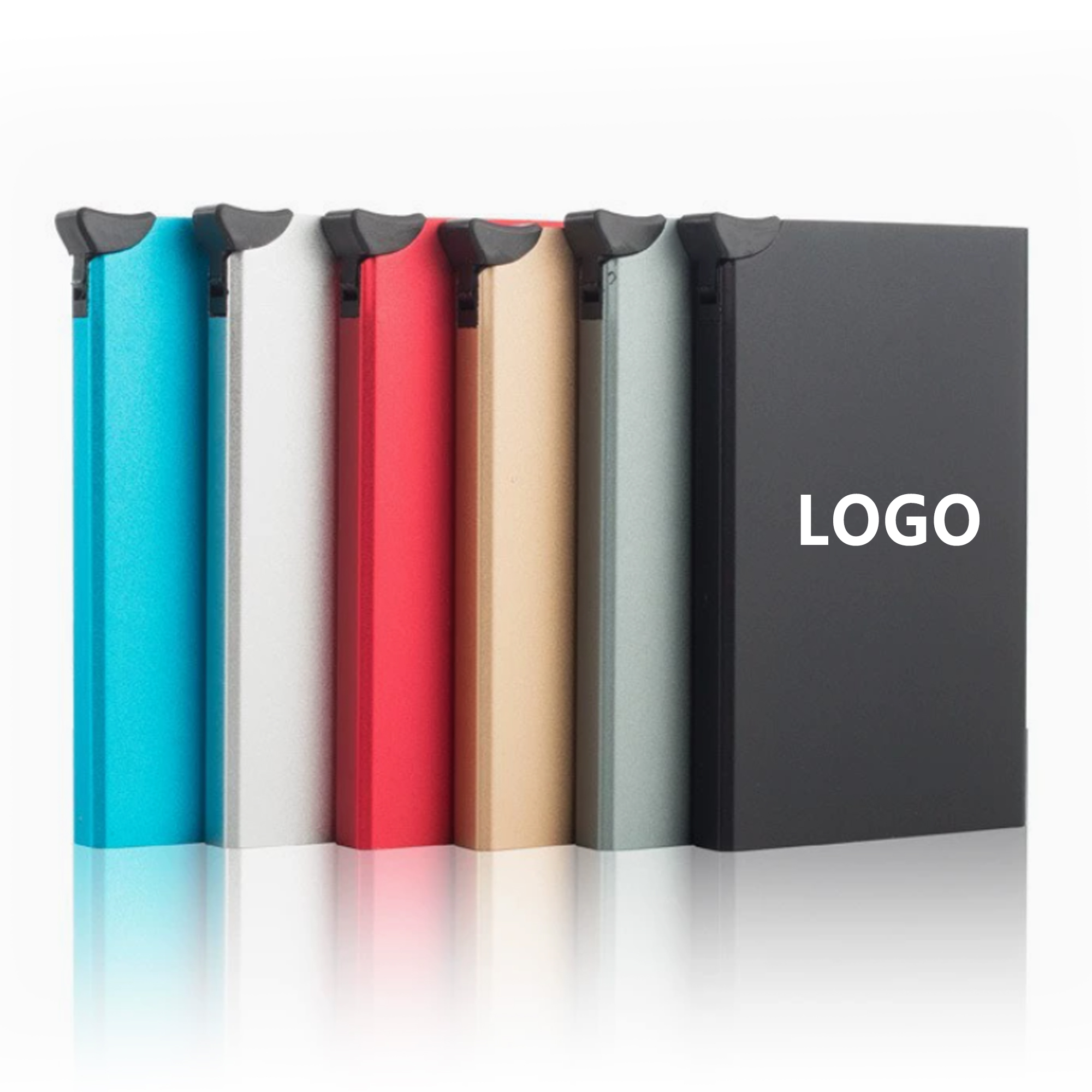 Slim Metal Automatic Pop-Up Card Holder 2