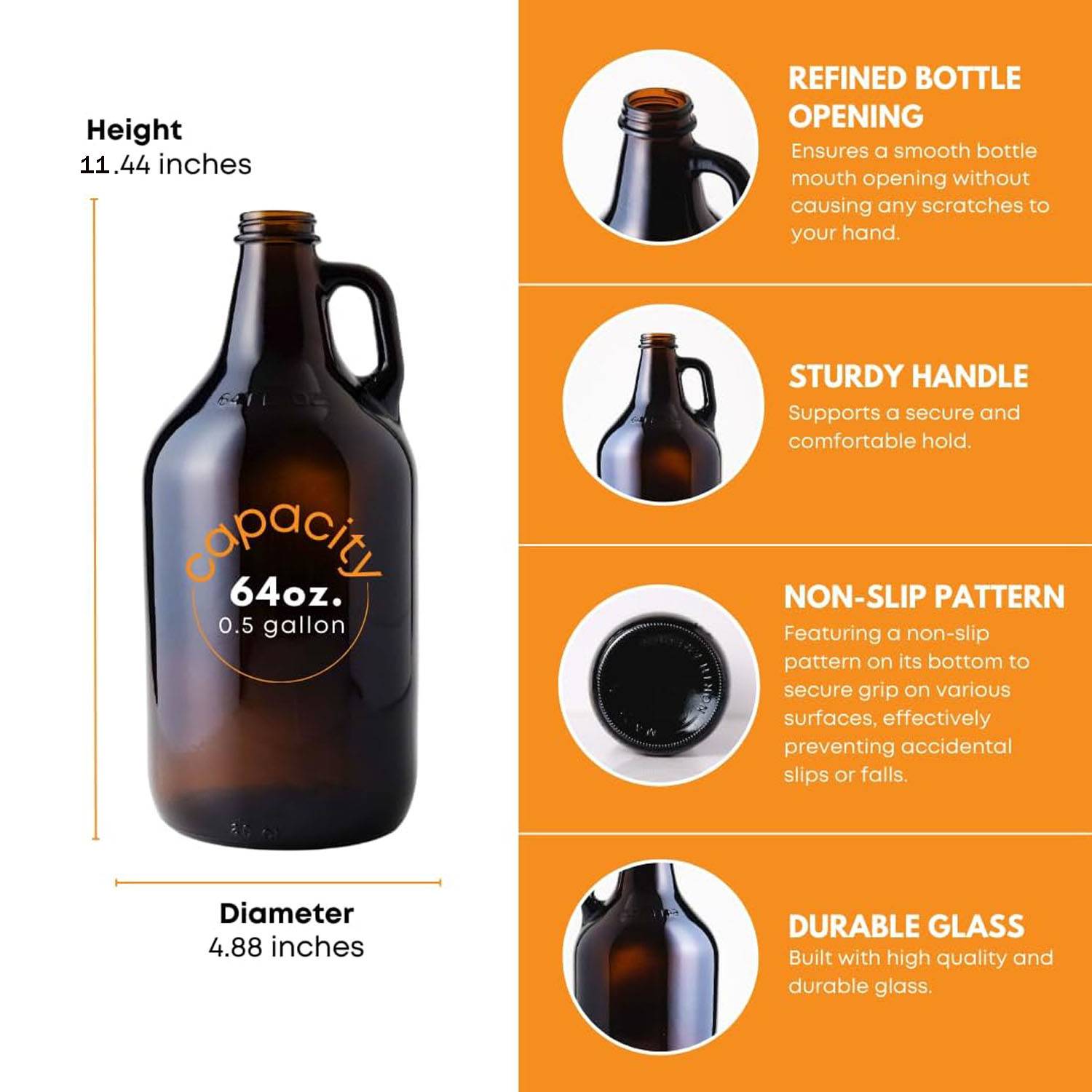 Glass Sealed Bottle Resistant to Light and Corrosion 4
