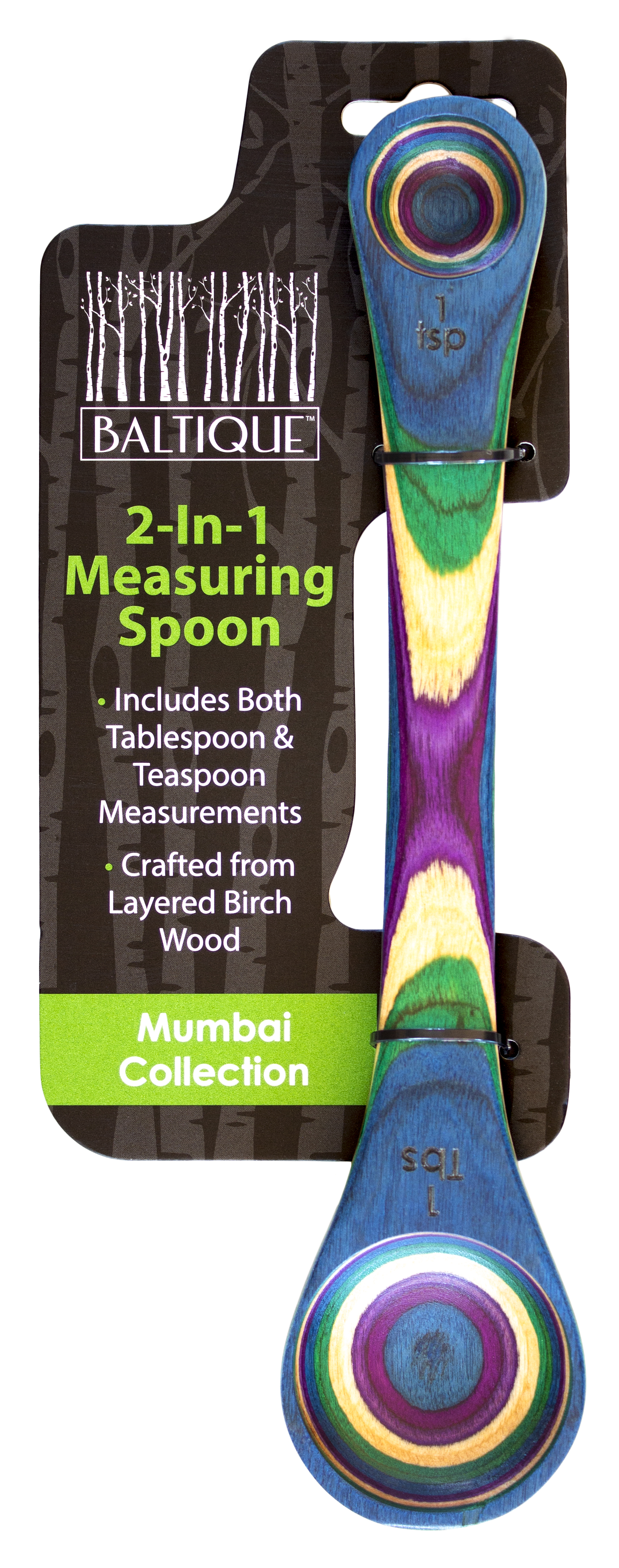 Baltique® Mumbai Collection 2-in-1 Measuring Spoon 2