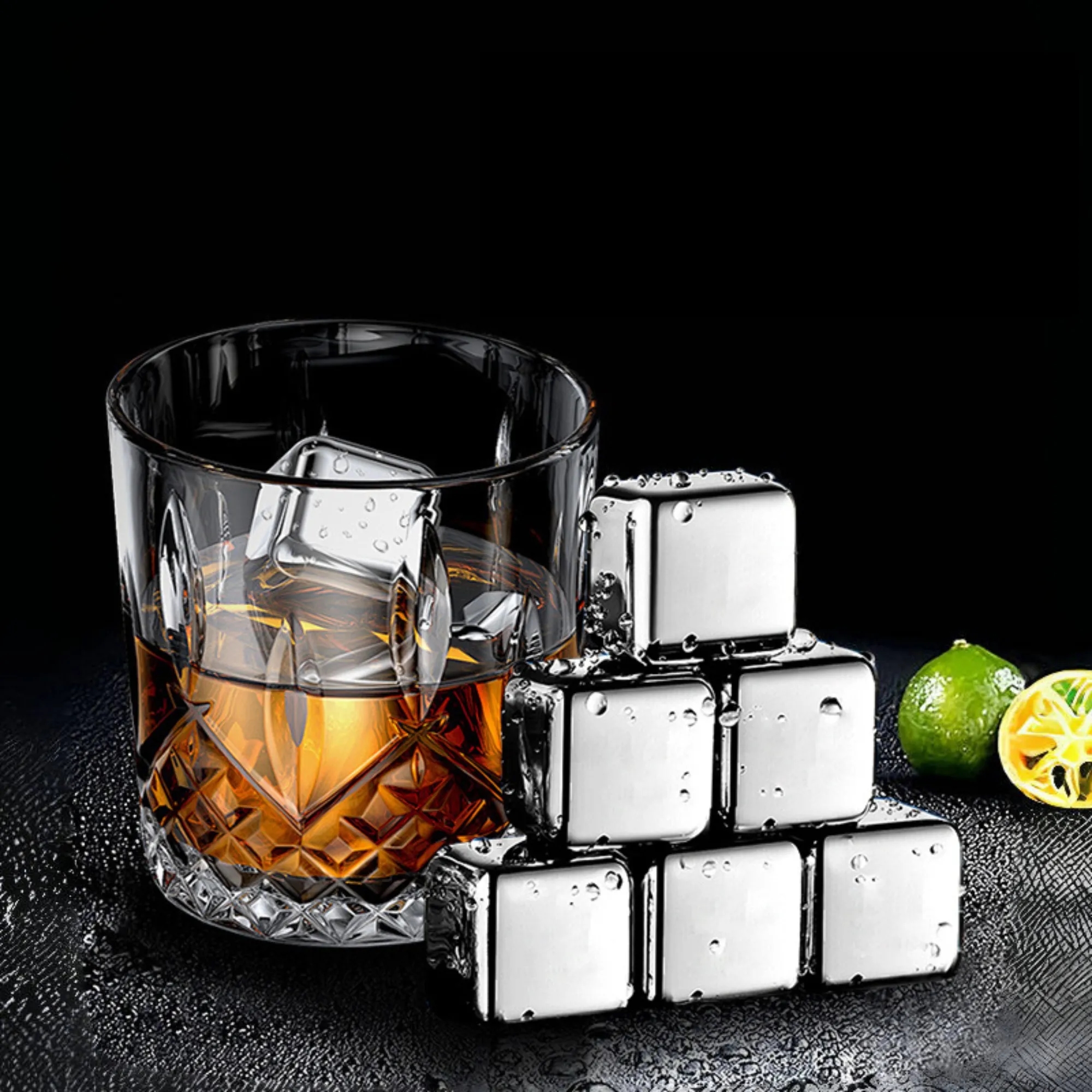 Stainless Steel Reusable Ice Cubes Stones 4