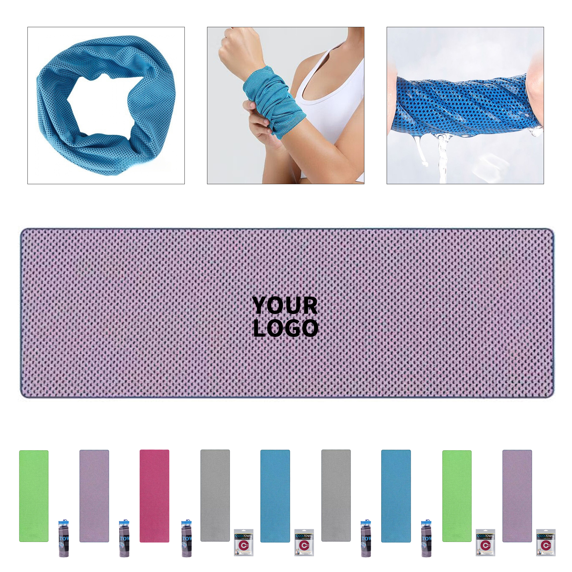 Polyester Cooling Ice Towel 31.5" Length 11