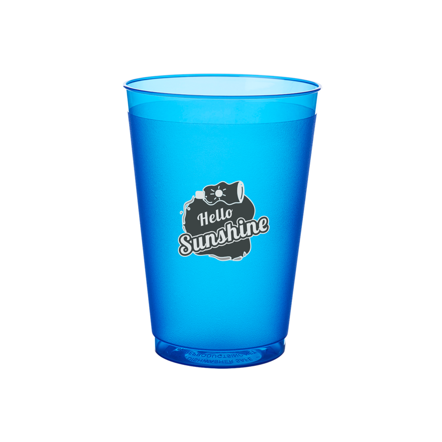 Flexible Frosted Plastic Stadium Cups 12 oz.
