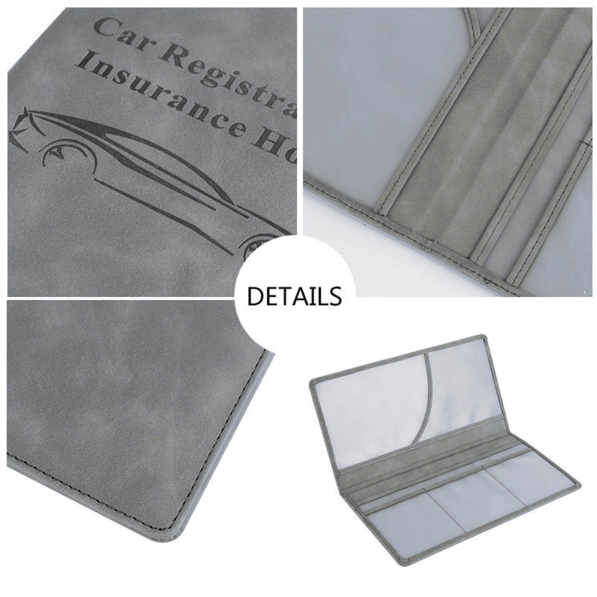 Multi-Function Magnetic Closure Driver's License Holder 10