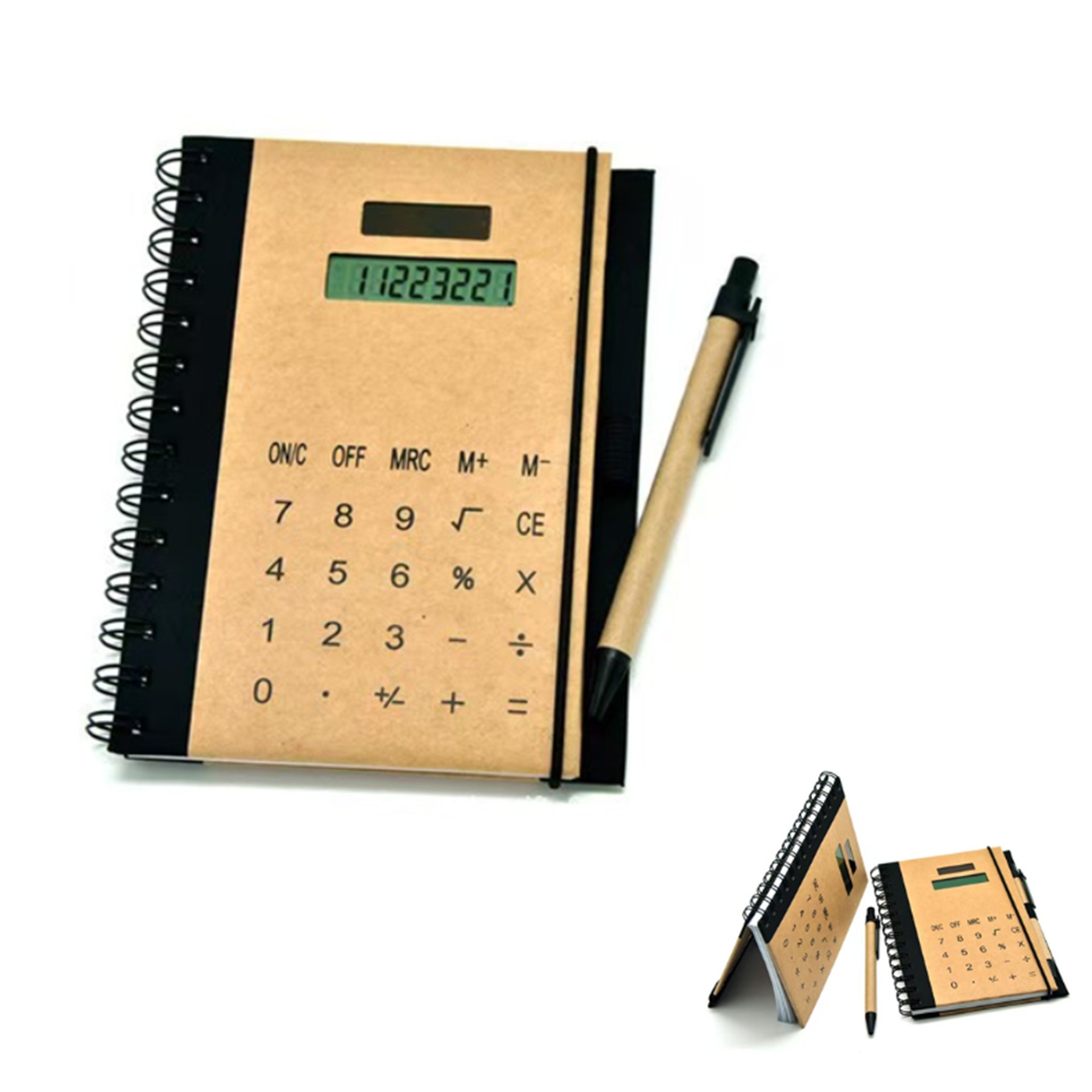 Spiral Notebook Calculator With Pen 1