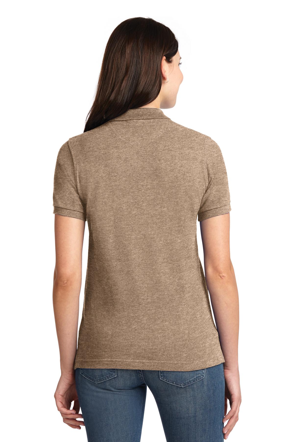 Port Authority Women's Heavyweight Cotton Pique Polo. L420 87