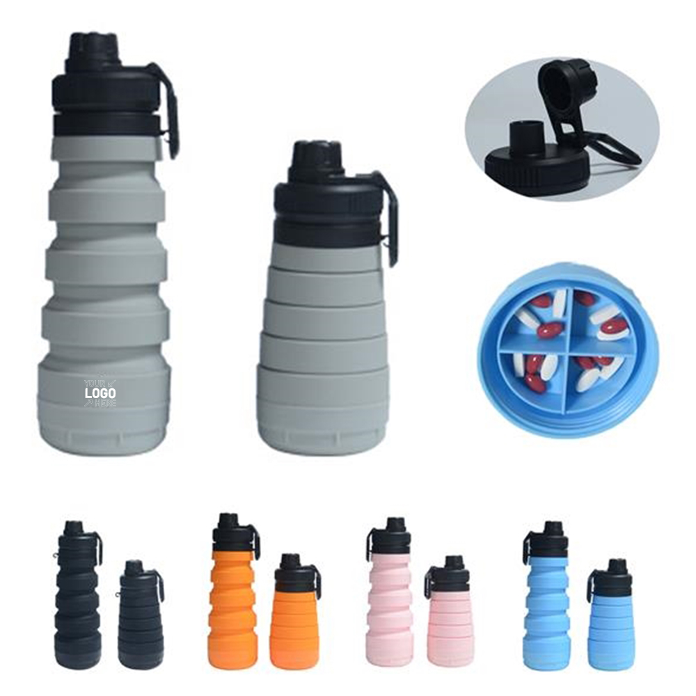 Foldable Silicone Water Bottle 7