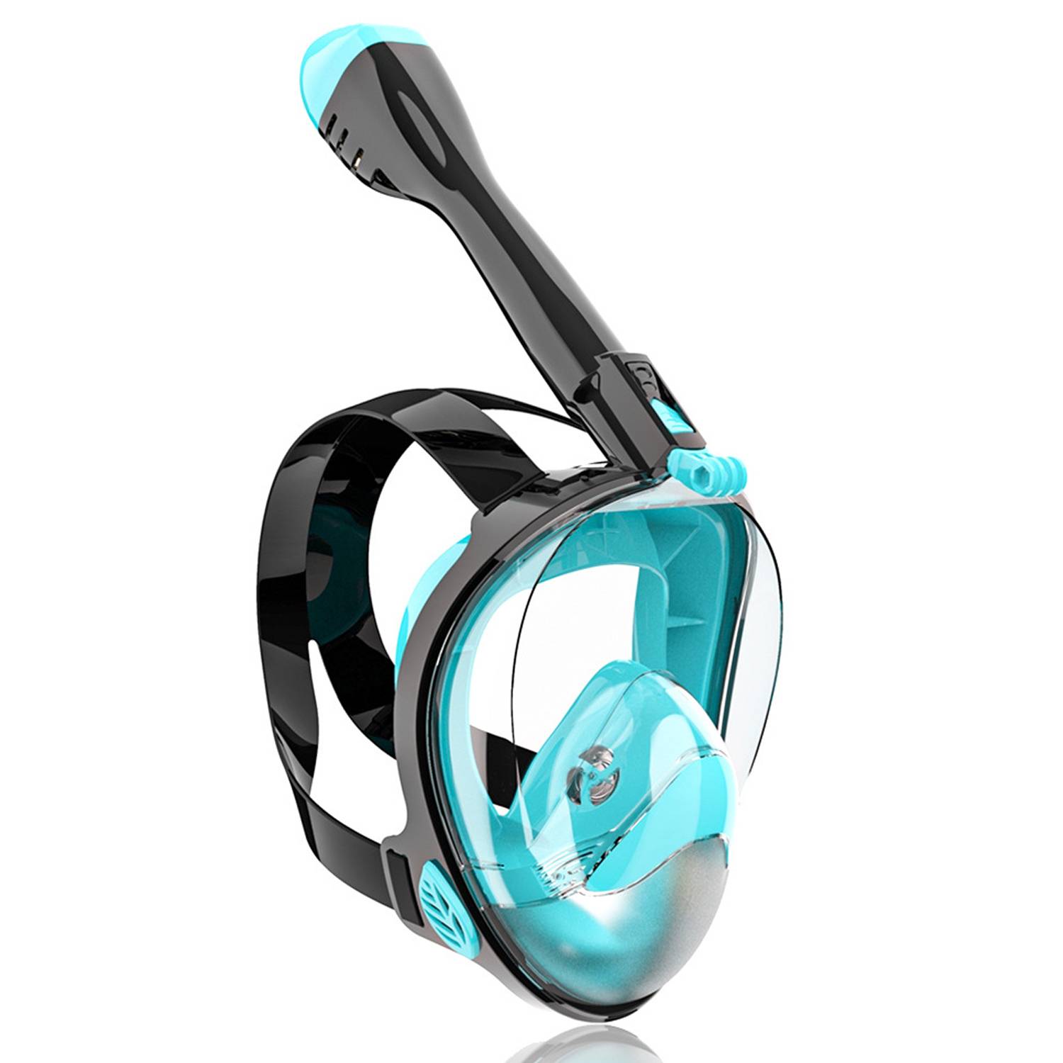Full Face Snorkel Mask with Camera Mount & Anti-Fog Design 4