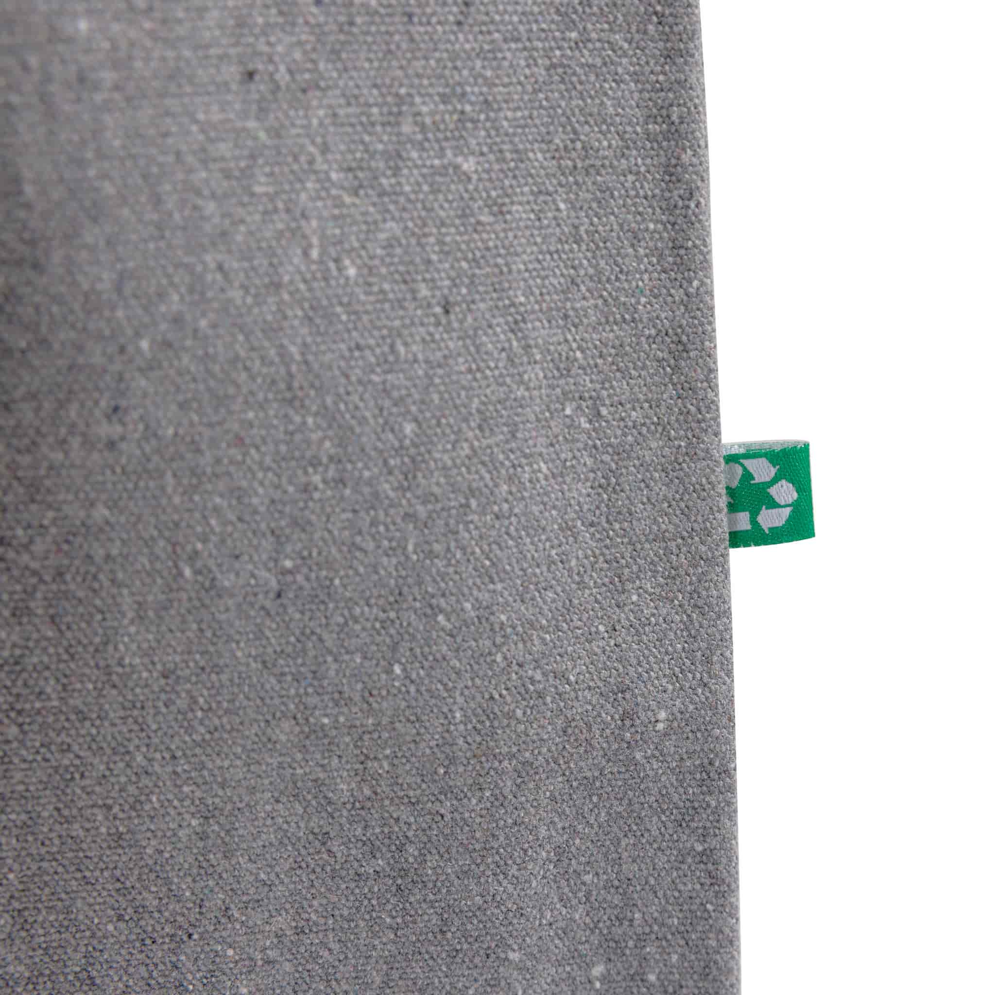 Recycled Canvas Trendy Flat Tote Bag 15