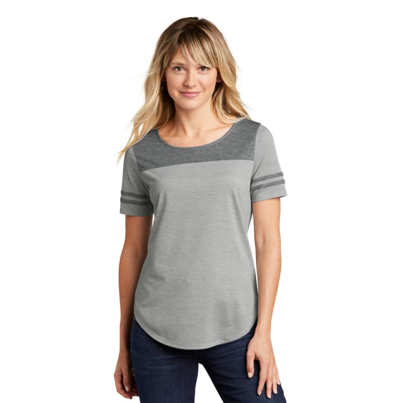Sport-Tek Women's PosiCharge Tri-Blend Wicking Fan Tee. 19