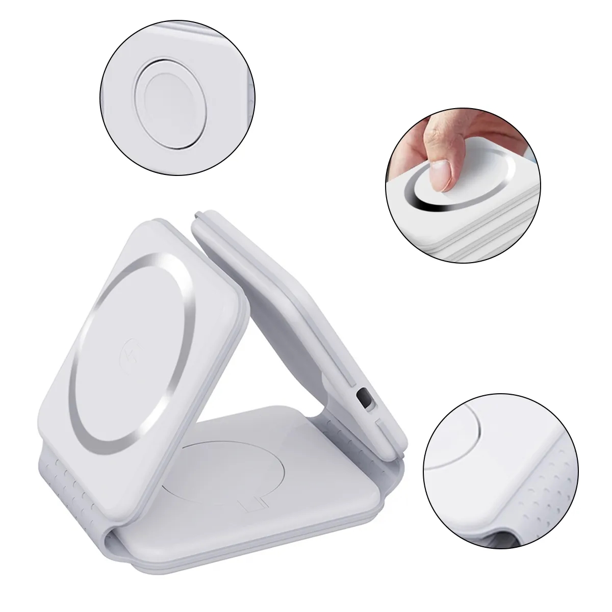 Foldable Multi-Device Wireless Charging Station 8