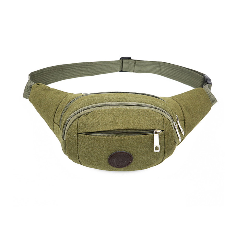 Multifunctional large canvas fanny pack waist bag chest bag 3