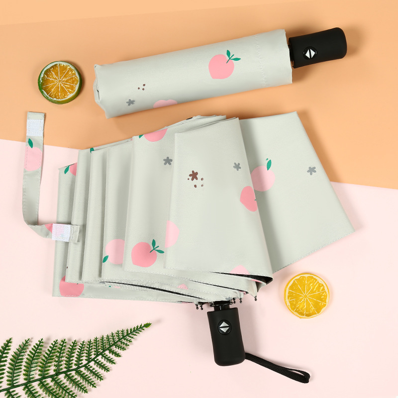 Fruits Pattern Windproof Automatic Sun/Rain Umbrella 8