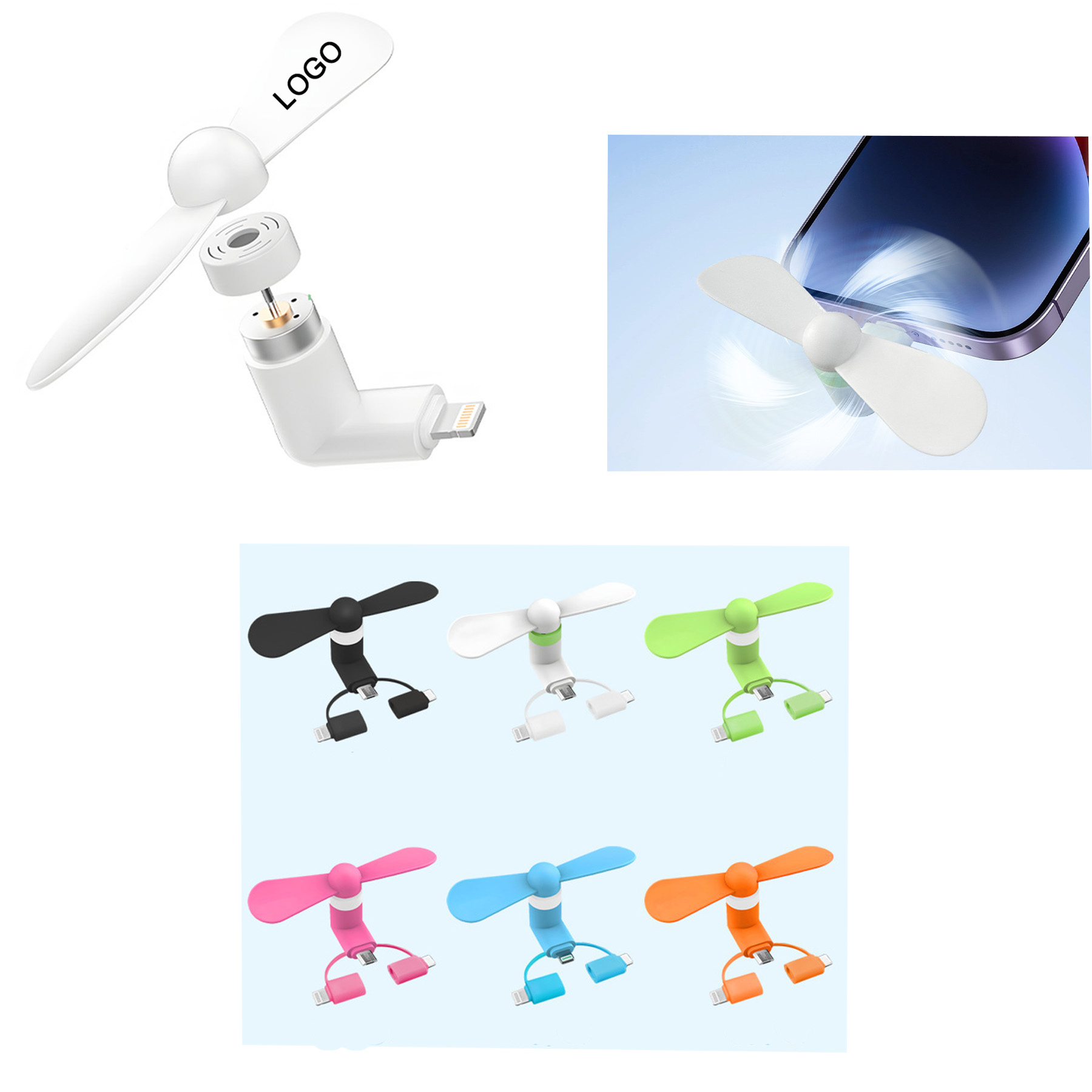 3 in 1 Phone Fans 2