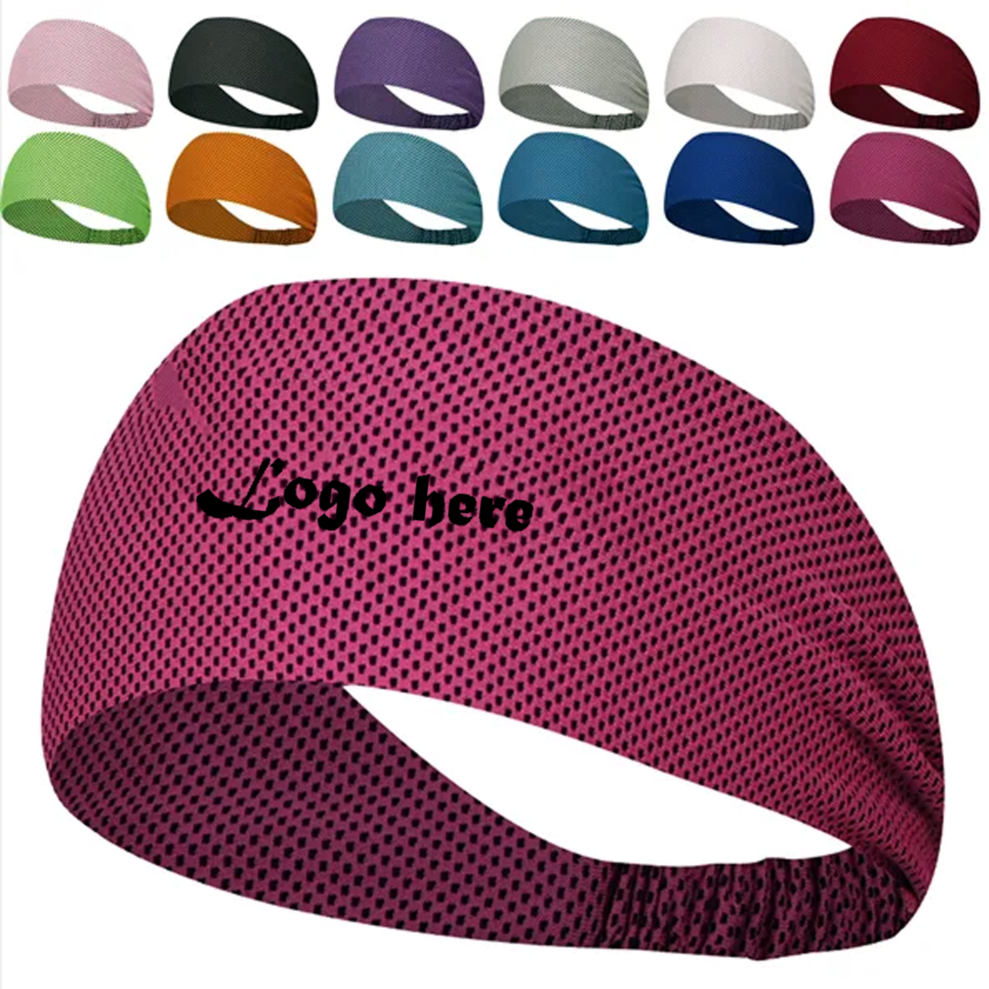 Sweatproof Elastic Sports Headband for Men & Women 2