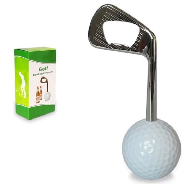 Custom Gift Zinc Alloy Stand-up Golf Shaped Bottle Opener 7