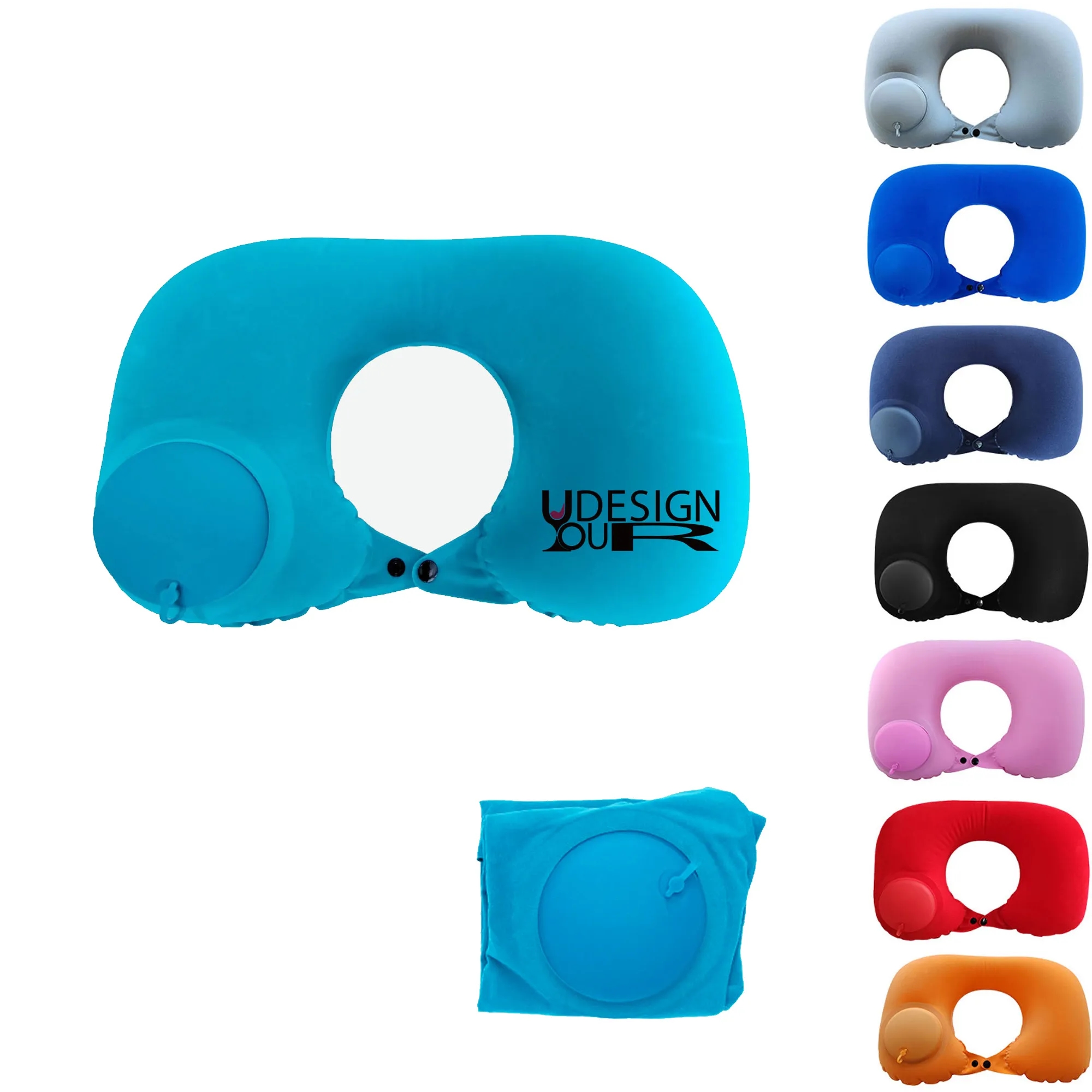 Push-up Inflatable U-shaped Pillow 7