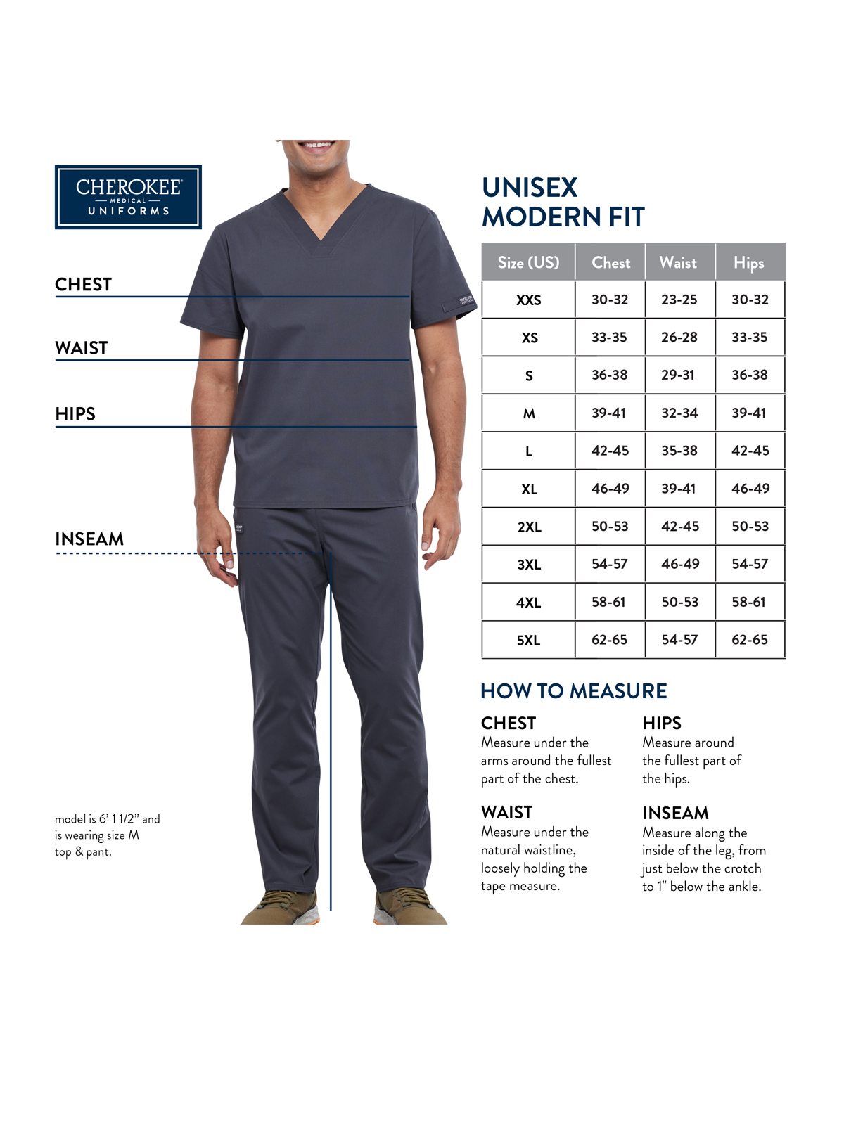 Cherokee - Tooniforms - Unisex 2-Pocket V-Neck Print Top 5