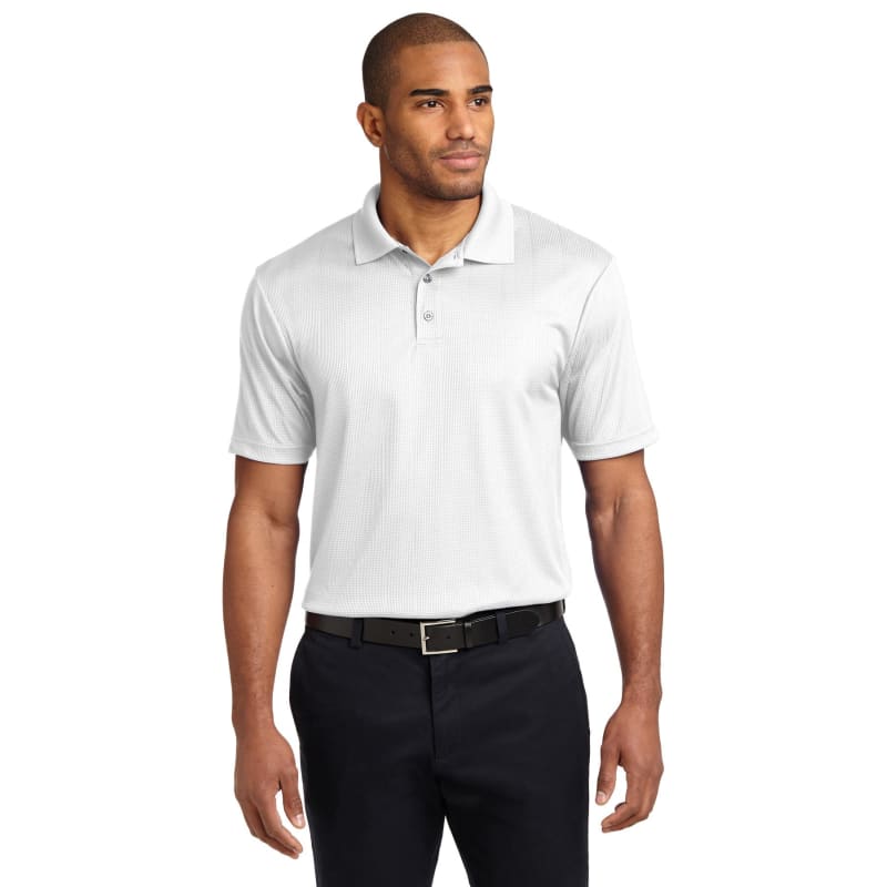 Port Authority Performance Fine Jacquard Polo. 18